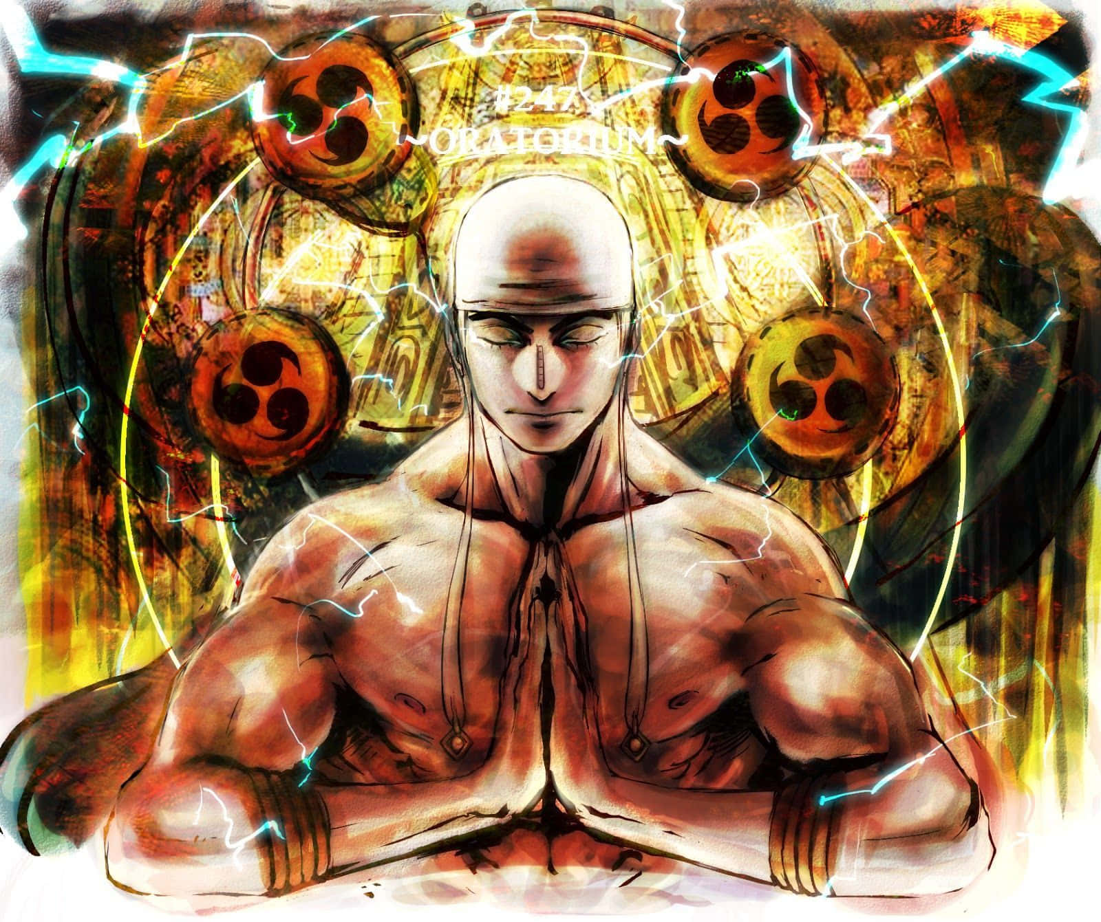 One Piece, Enel, lightning attack, HD Desktop Wallpaper