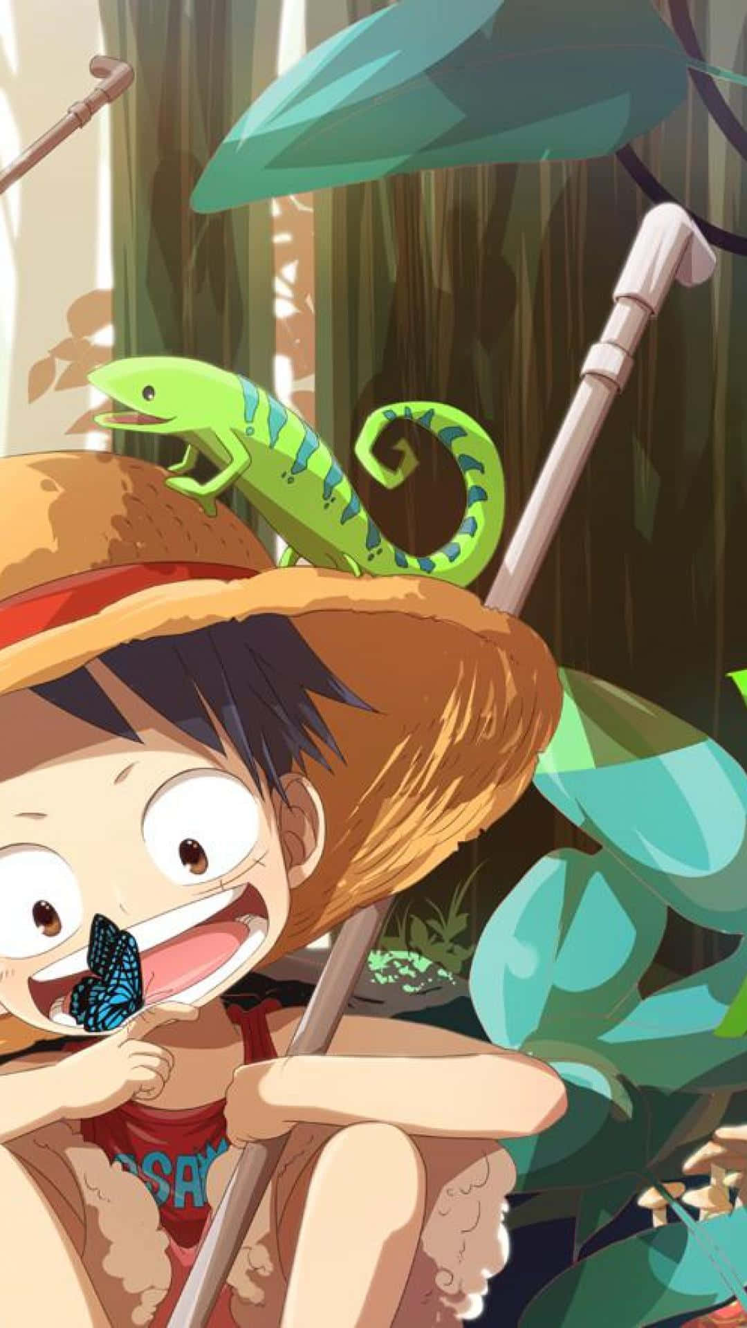 One Piece, Luffy, straw hat, Full HD Phone Wallpaper