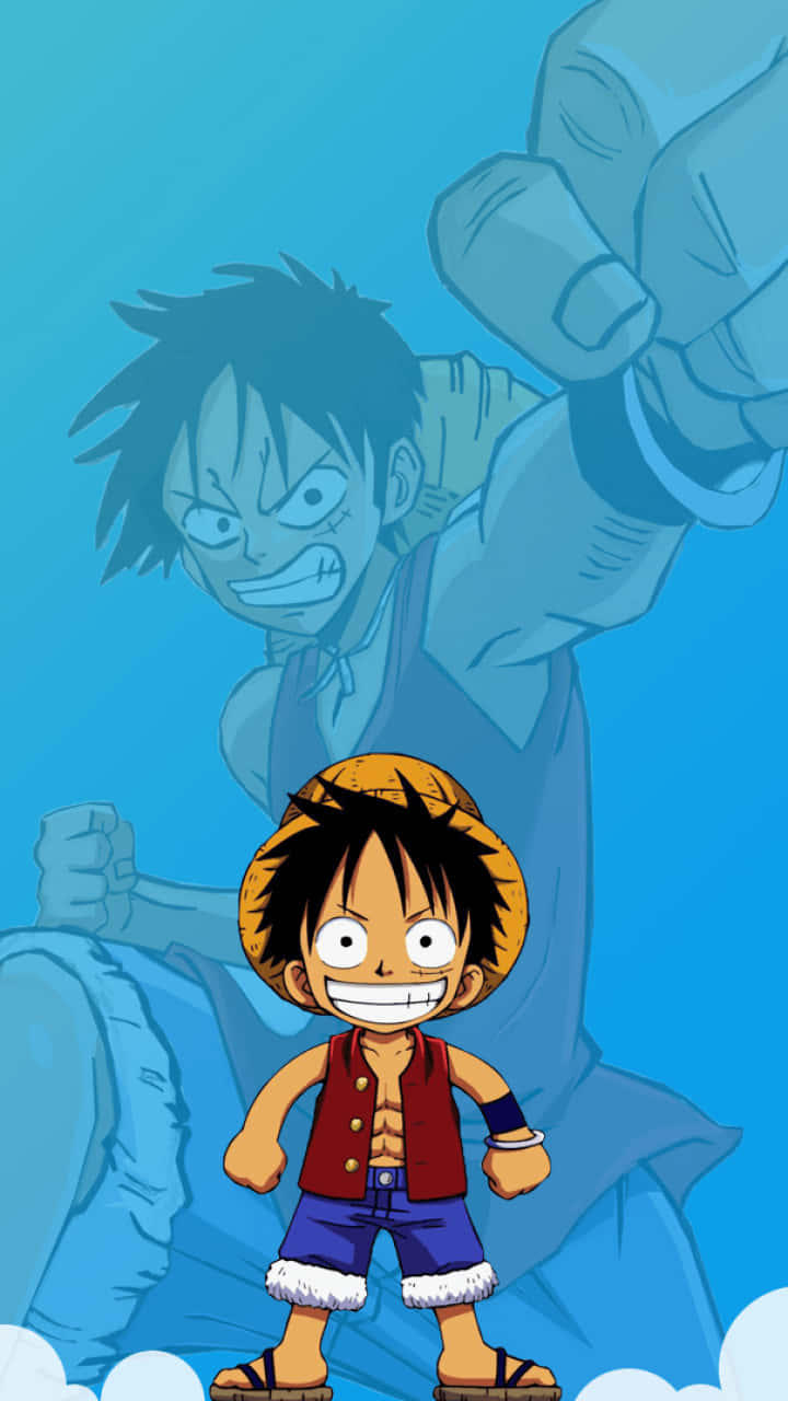 One Piece, Luffy, red vest, HD Phone Wallpaper