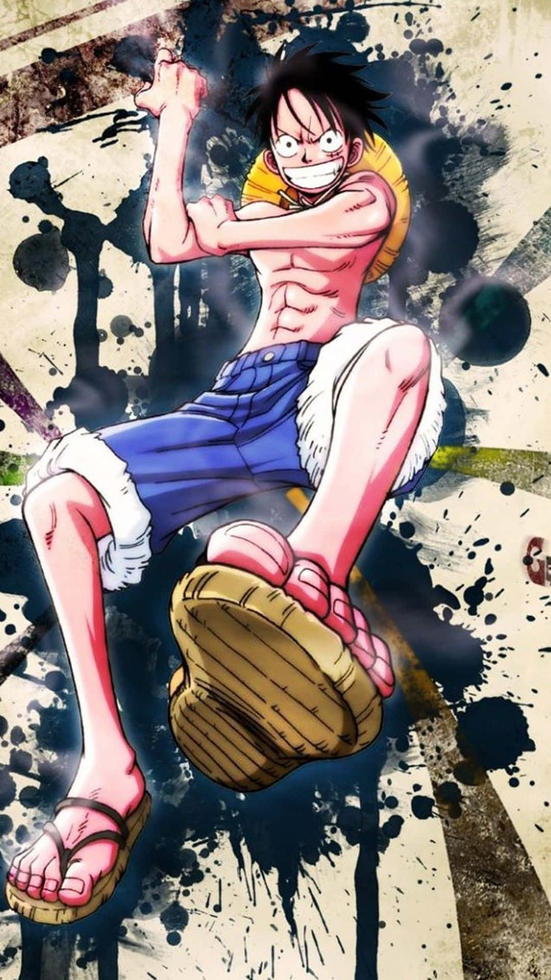 One Piece, Luffy, straw hat, Full HD Phone Wallpaper