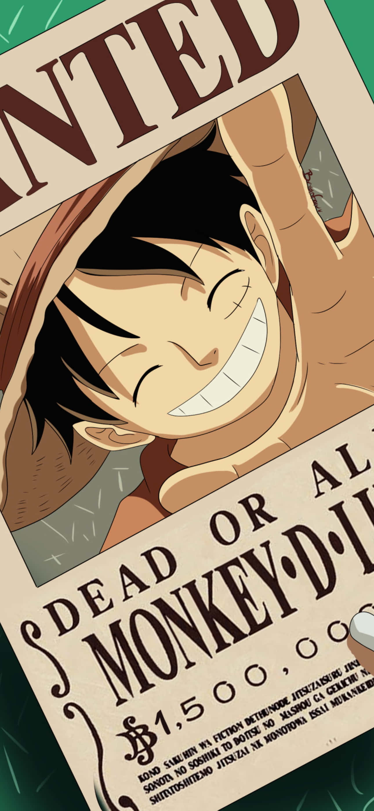 One Piece, Luffy, iPhone, 2K Phone Wallpaper