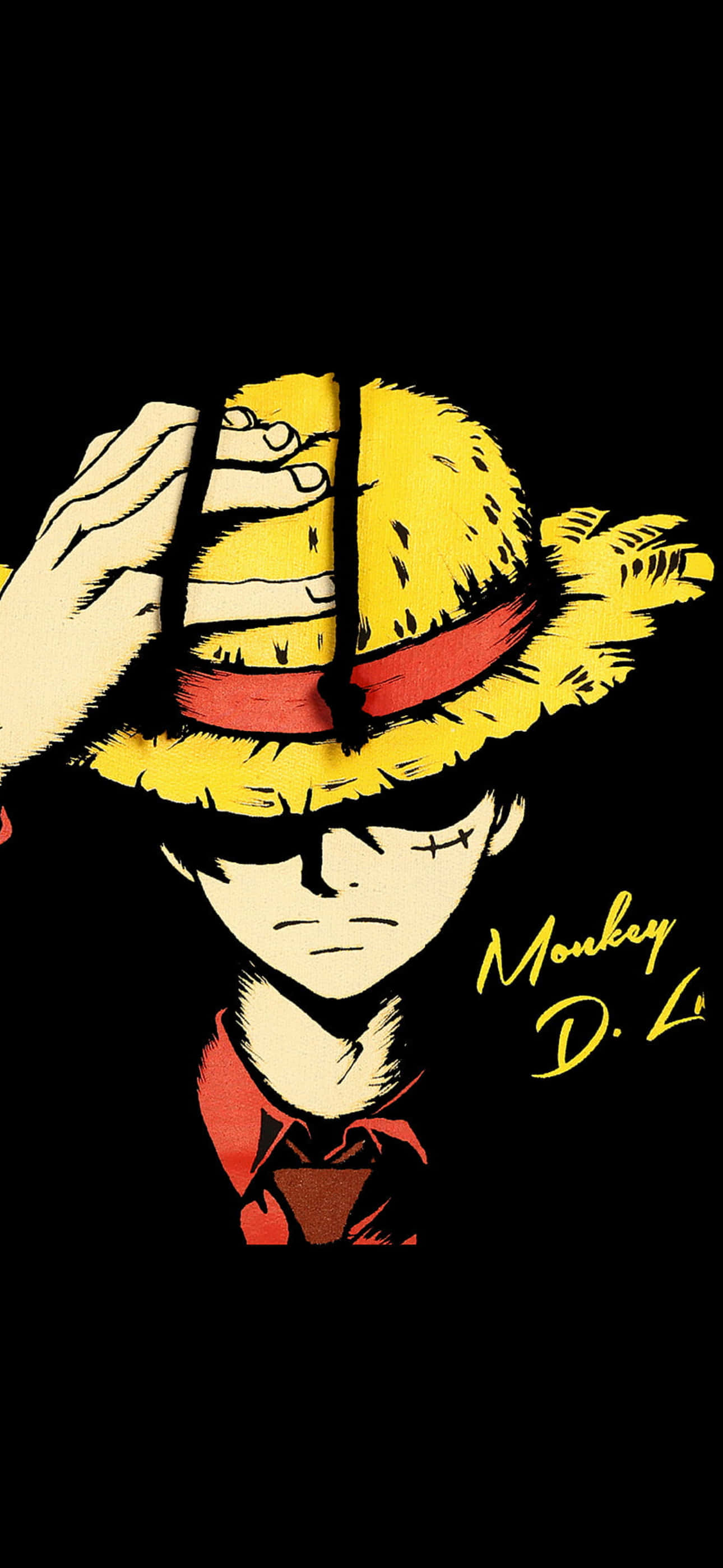 One Piece, Luffy, straw hat, 2K Phone Wallpaper