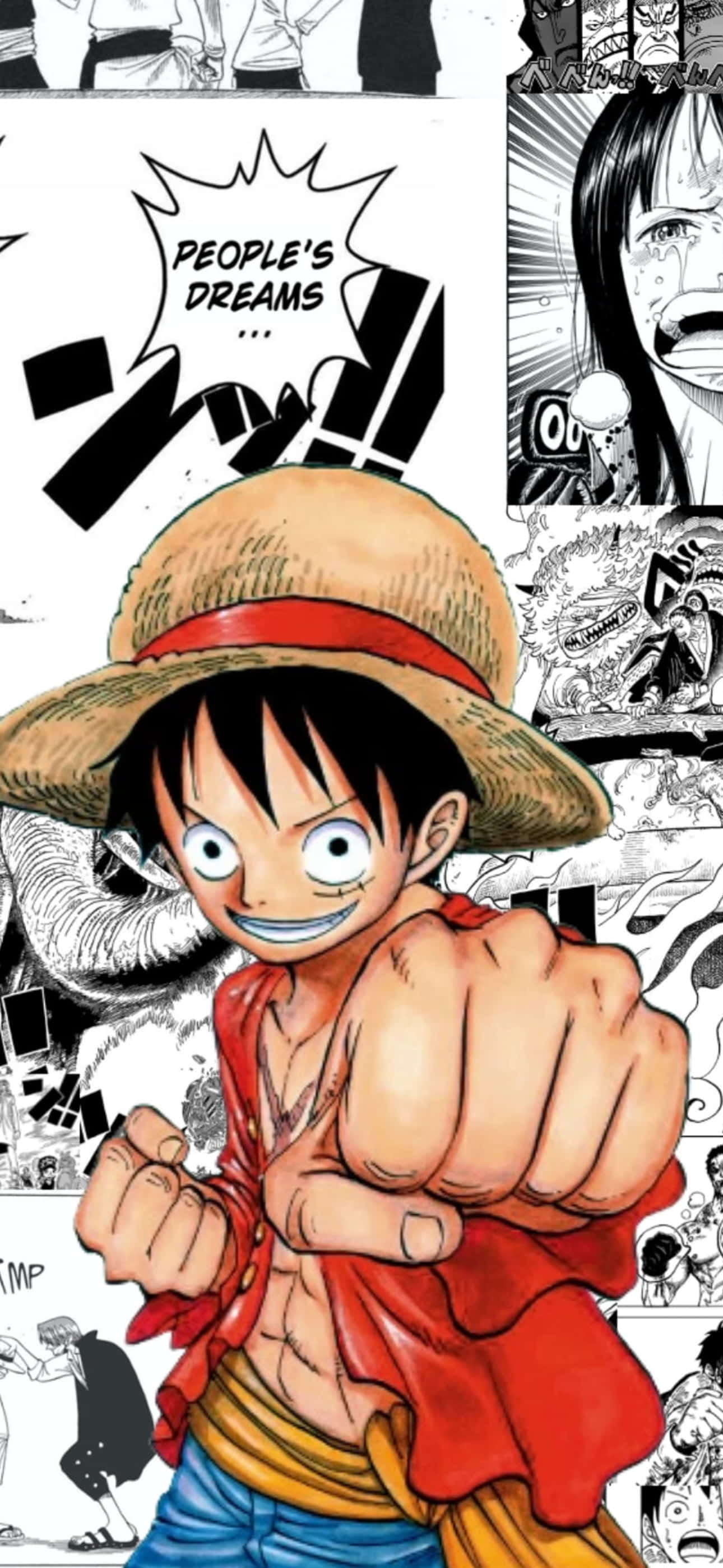 One Piece, Luffy, iPhone, 2K Phone Wallpaper