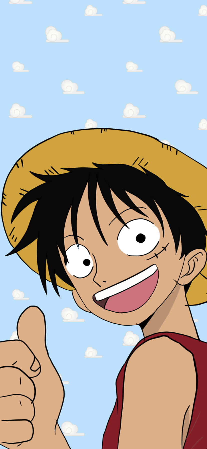 One Piece, Luffy, straw hat, HD Phone Wallpaper