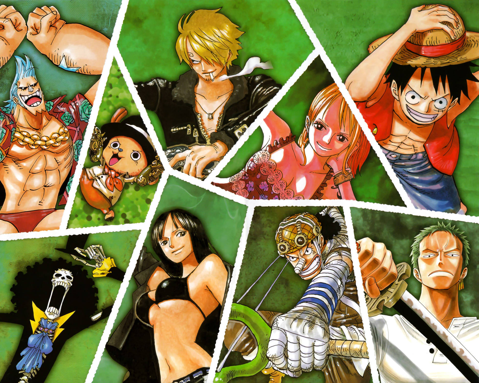 One Piece, Aesthetic Collage, anime collage, HD Desktop Wallpaper