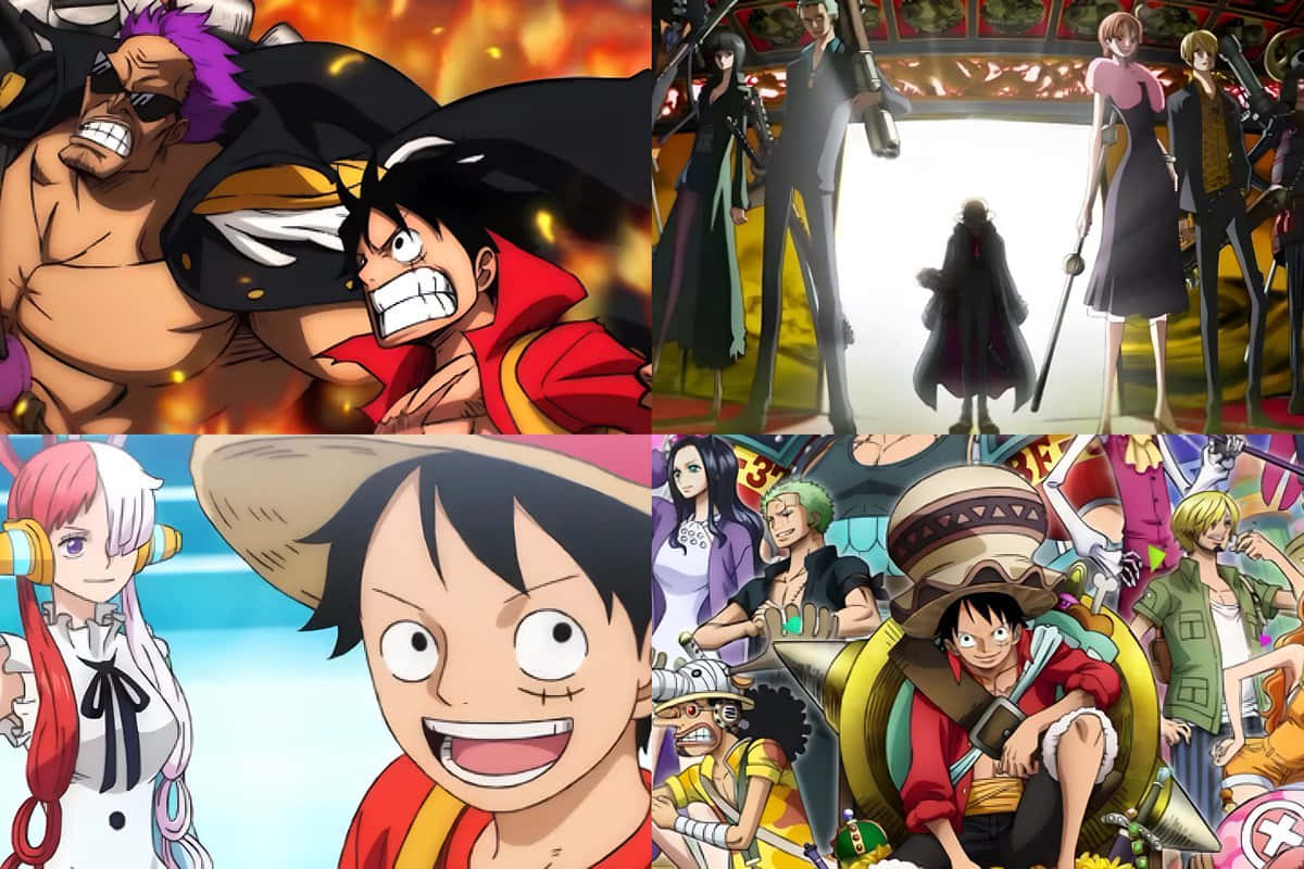 One Piece Stampede, One Piece, anime collage, SD Desktop Wallpaper