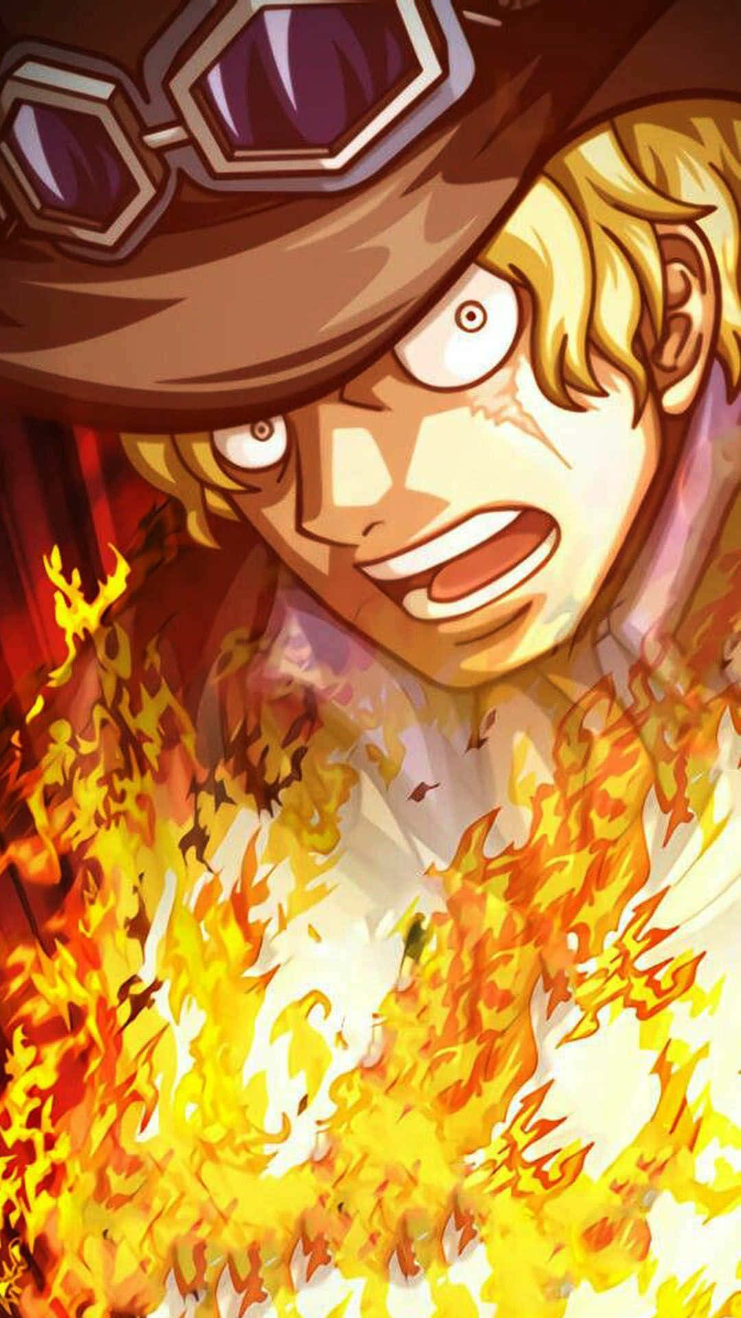One Piece Stampede, blonde hair, goggles, Full HD Phone Wallpaper