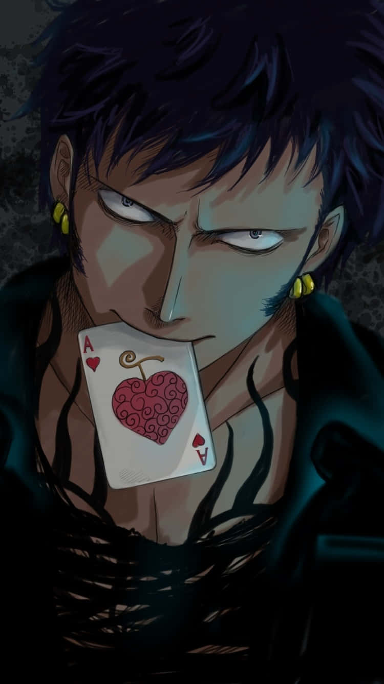 One Piece, Trafalgar Law, yellow earrings, HD Phone Wallpaper