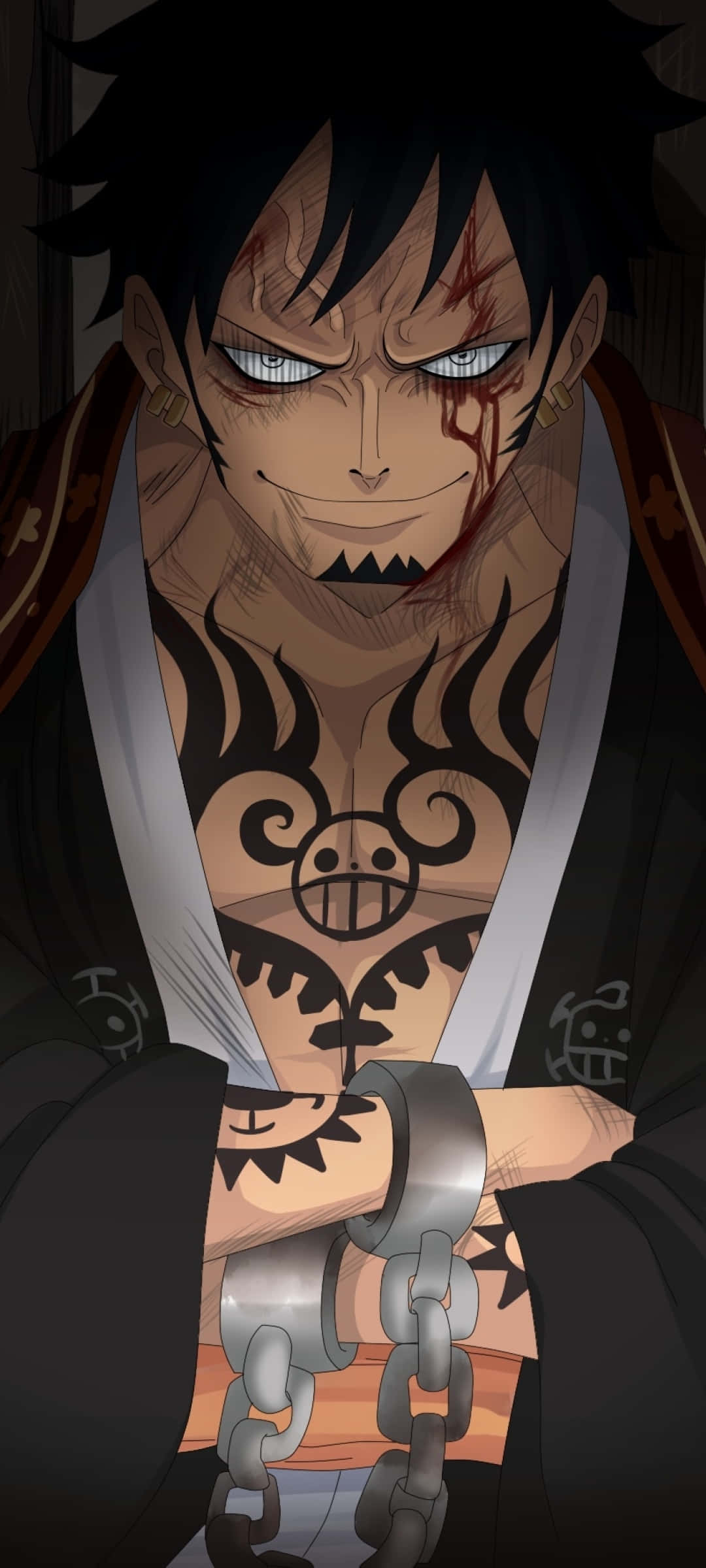 One Piece, Trafalgar Law, devil fruit powers, Full HD Phone Wallpaper