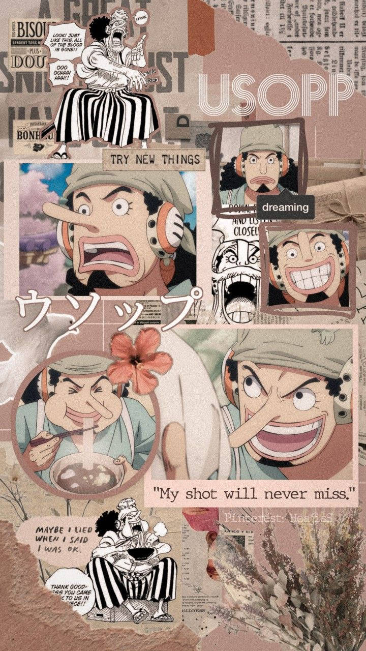 Usopp, One Piece, anime panels, HD Phone Wallpaper