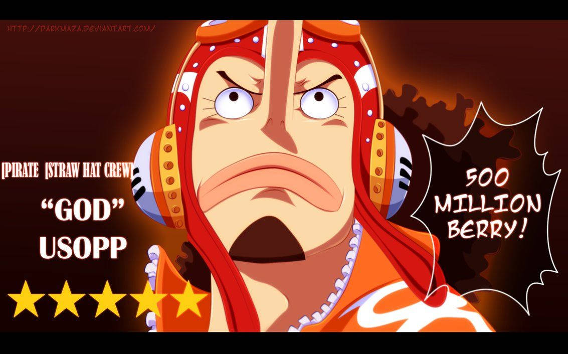 One Piece, Usopp, 500 MILLION BERRY, SD Desktop Wallpaper