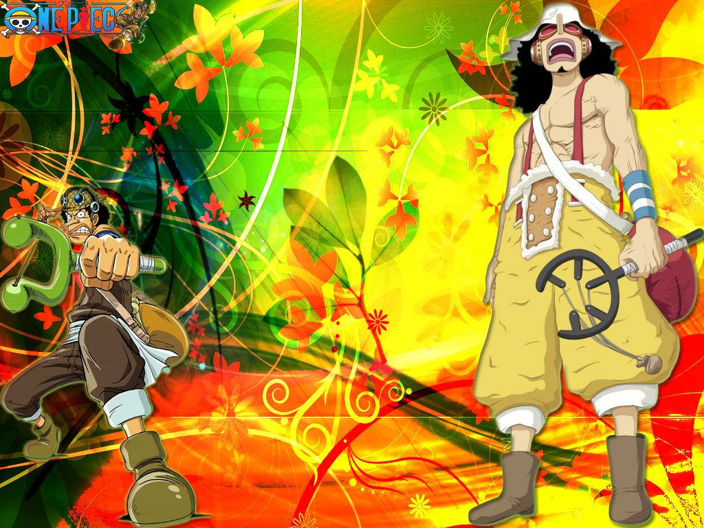 One Piece, Usopp, nature background, SD Desktop Wallpaper