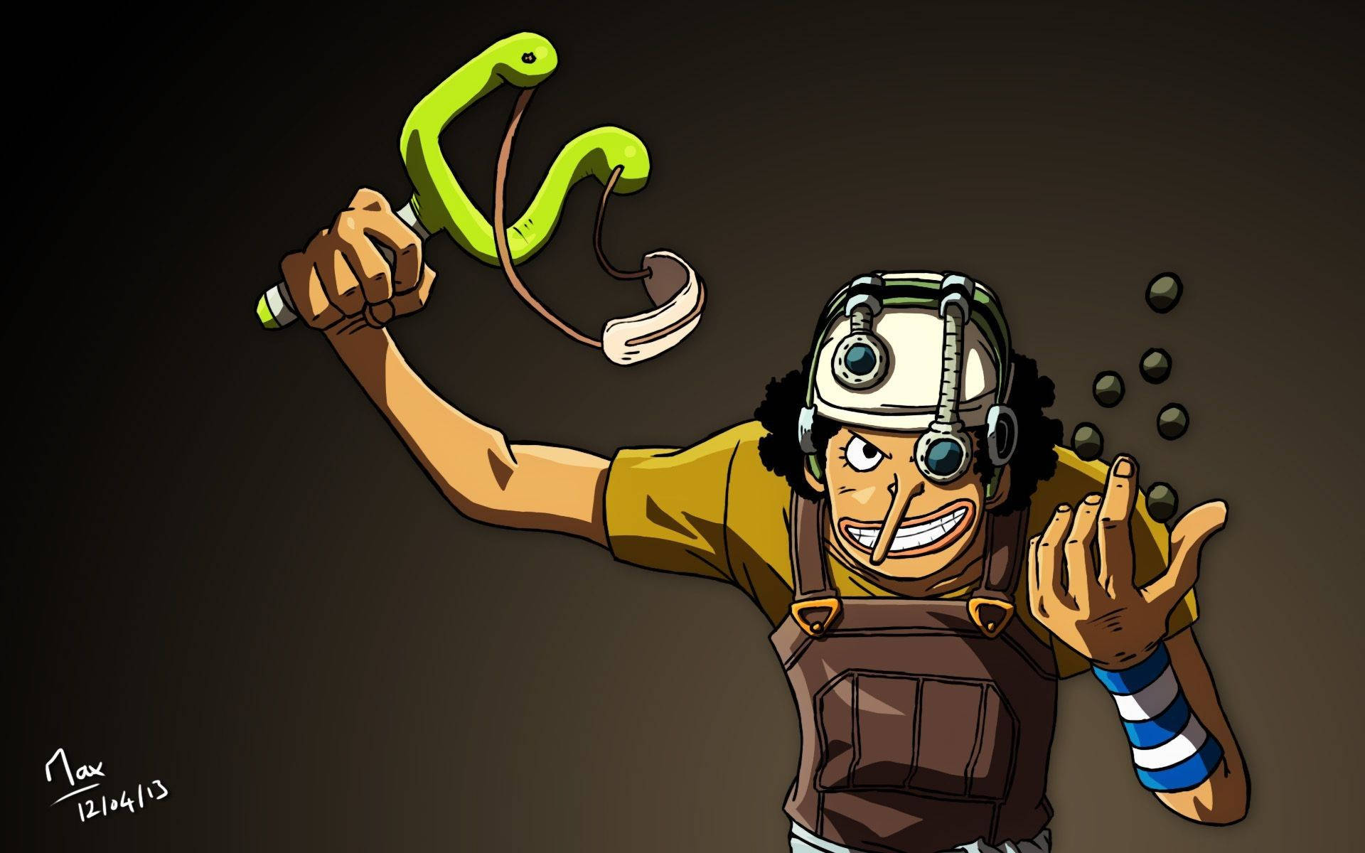 One Piece, Usopp, yellow shirt, Full HD Desktop Wallpaper