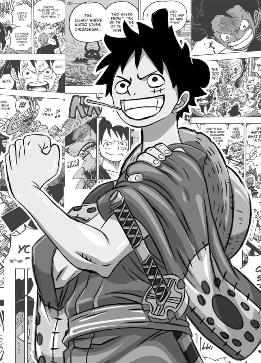 One Piece, straw hat, anime pirate, SD Phone Wallpaper