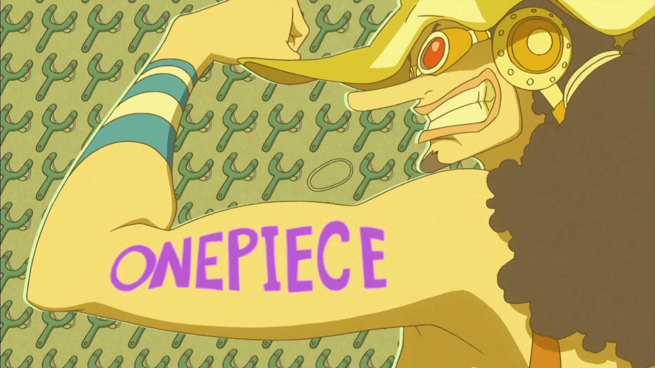 One Piece Usopp, triceps tattoo, purple logo, HD Desktop Wallpaper
