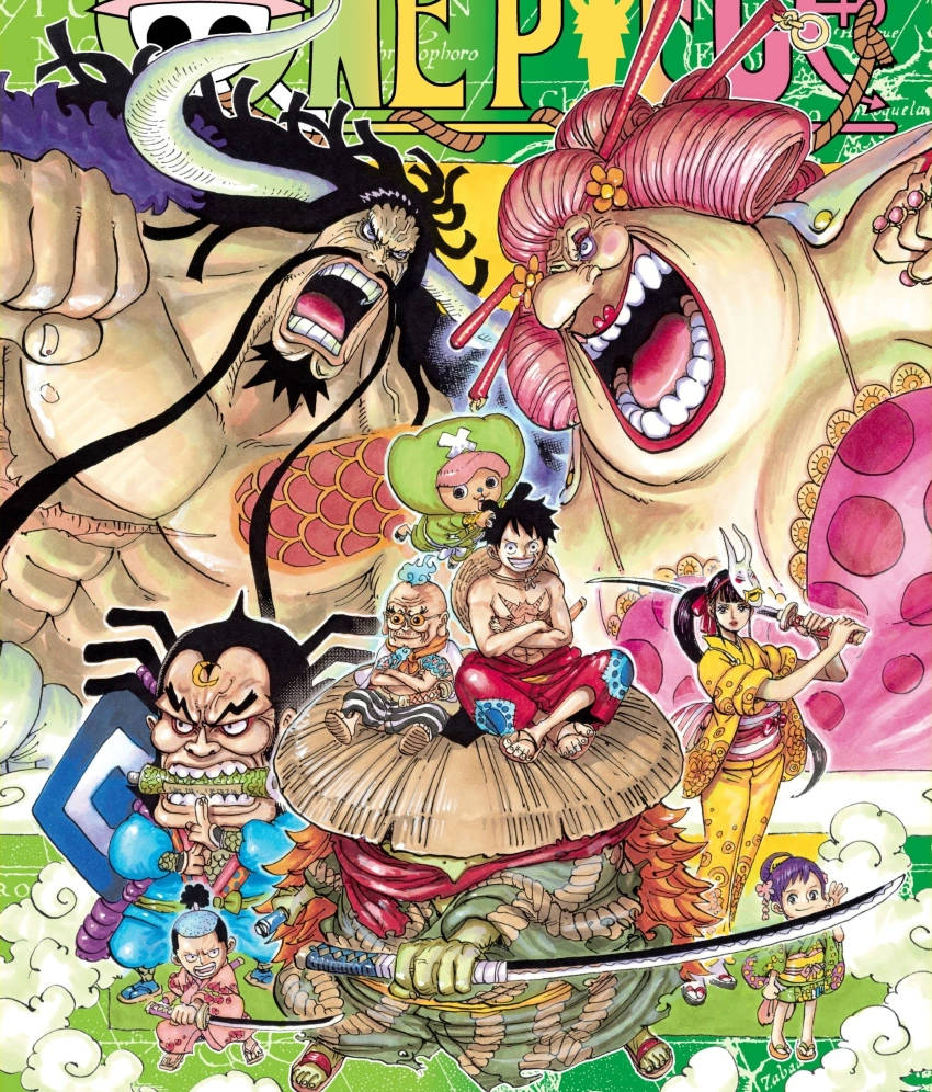 One Piece, Wano, anime poster, SD Phone Wallpaper