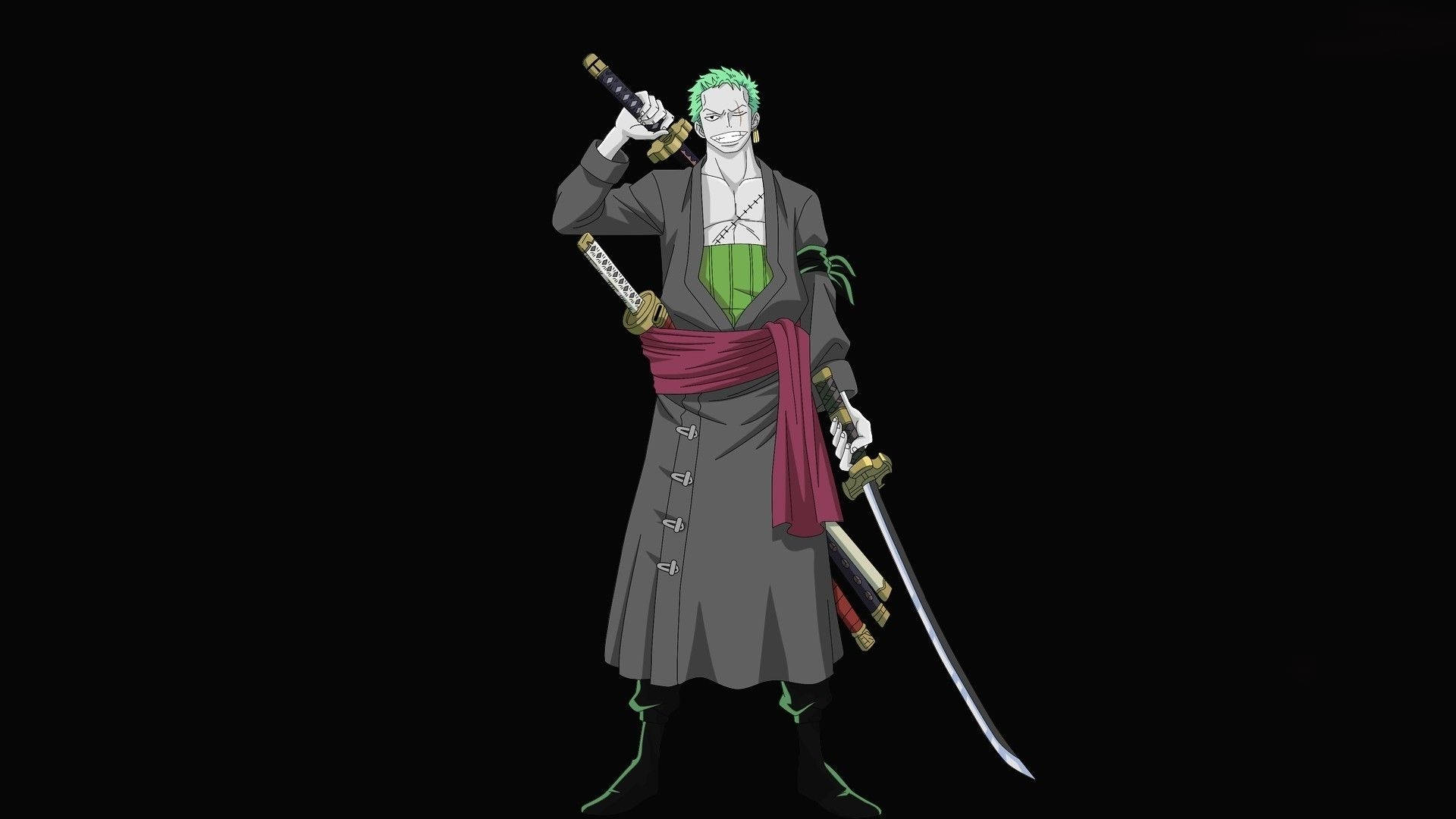 One Piece Zoro 4K, Zoro, green hair, Full HD Desktop Wallpaper