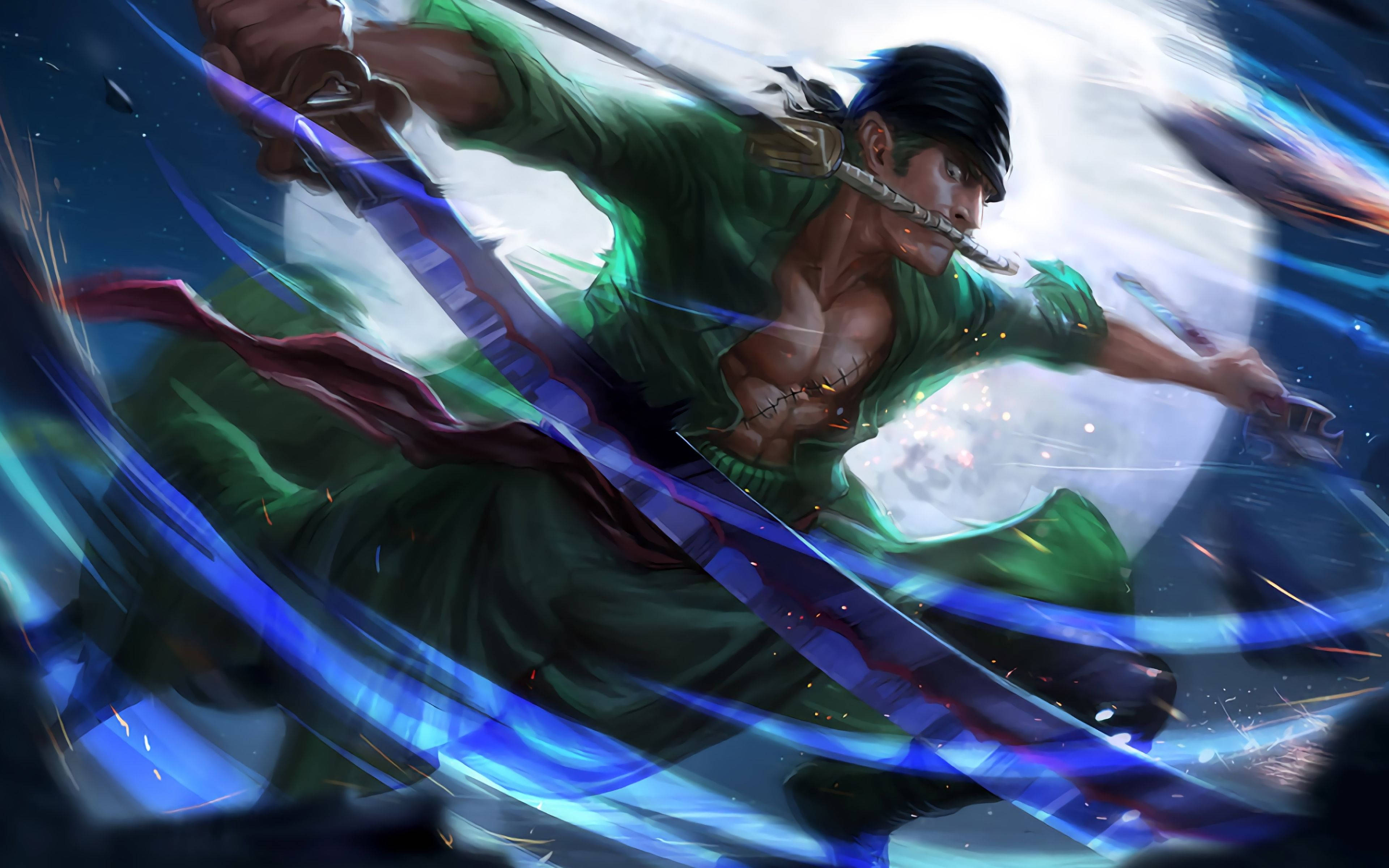 One Piece, Zoro, 4K, 4K Desktop Wallpaper