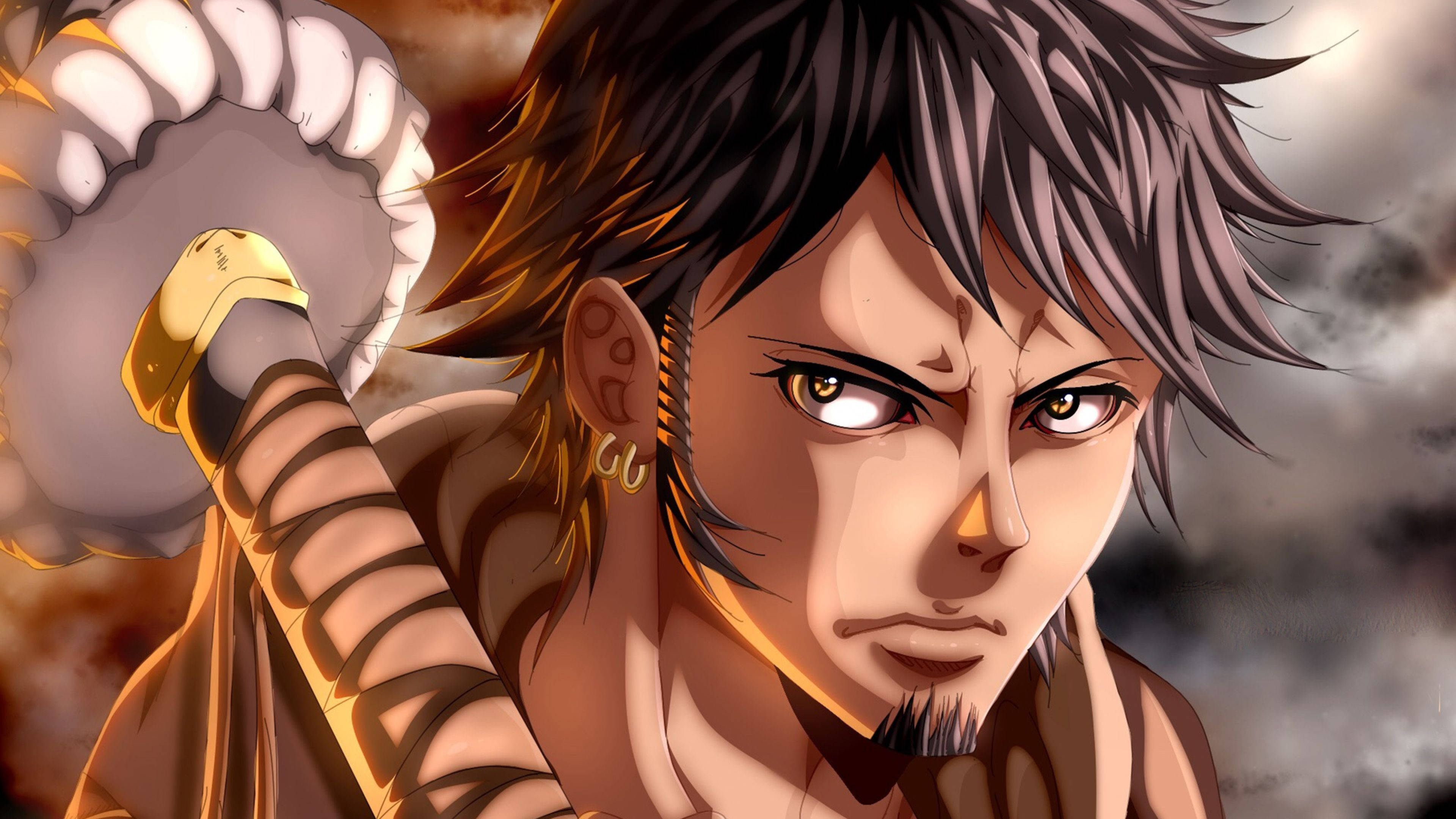 One Piece Zoro 4K, Zoro, dark hair, 4K Desktop Wallpaper