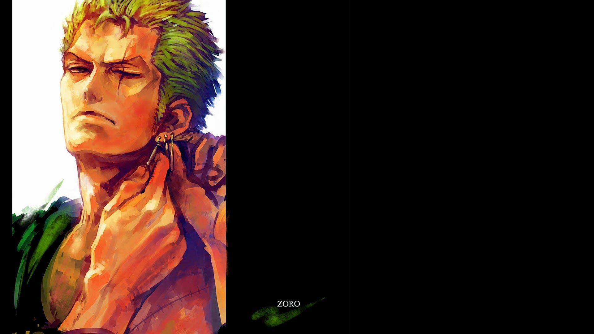 One Piece Zoro, Zoro, green hair, Full HD Desktop Wallpaper