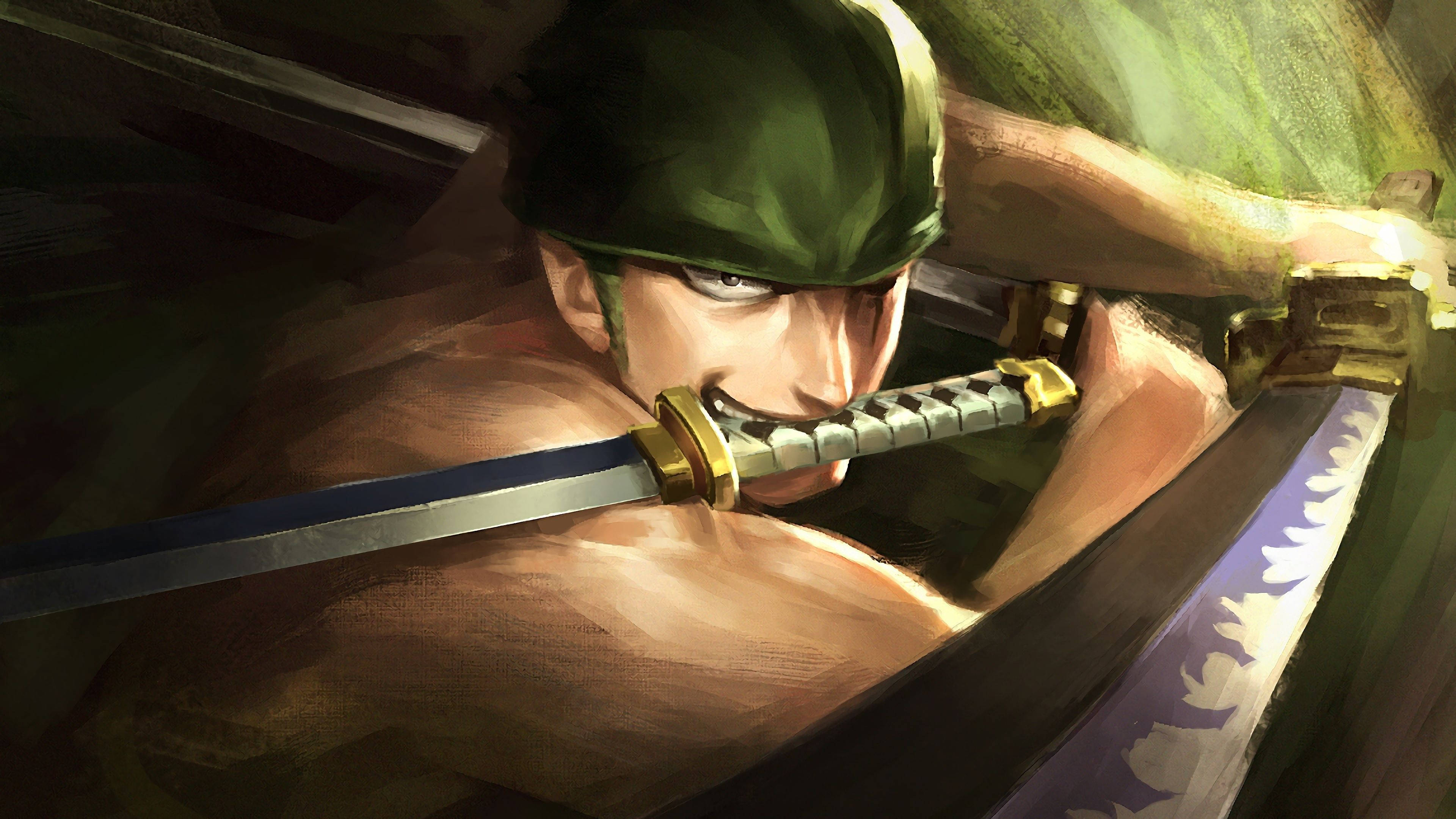One Piece, Zoro, 4K, 4K Desktop Wallpaper