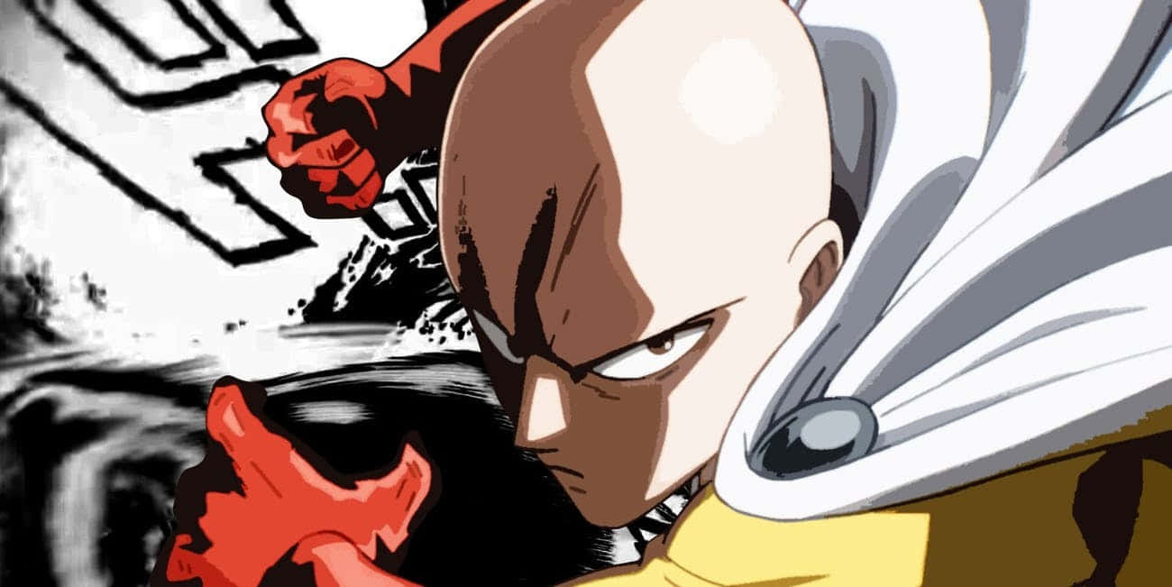 One Punch Man Season 2, bald anime hero, white cape, HD Desktop Wallpaper
