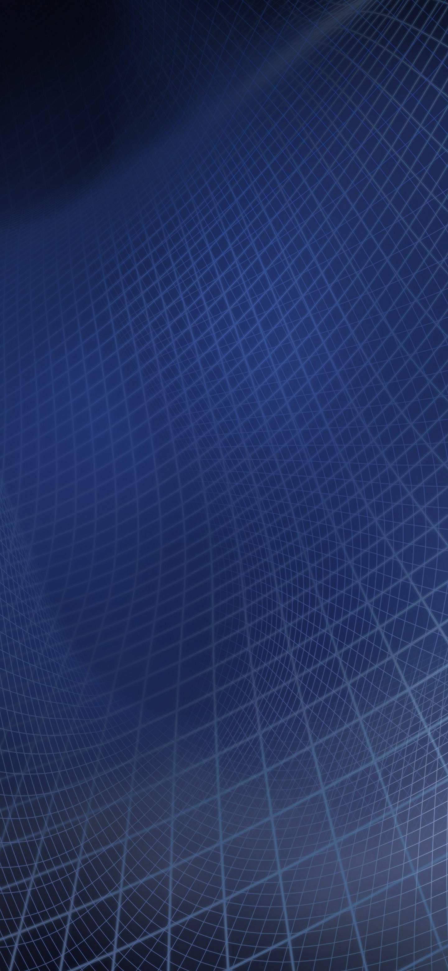 OnePlus 7 Pro, wireframe, deep blue gradient, 2K Phone Wallpaper