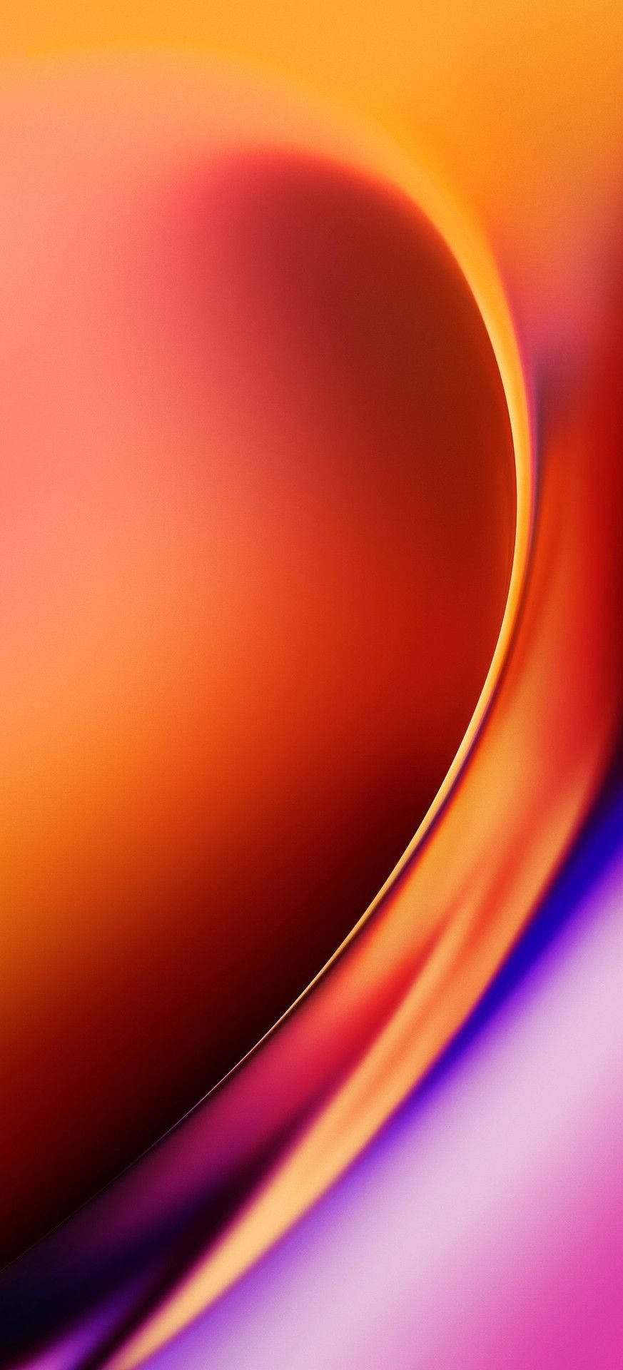 OnePlus 8 Pro, orange, purple, Full HD Phone Wallpaper