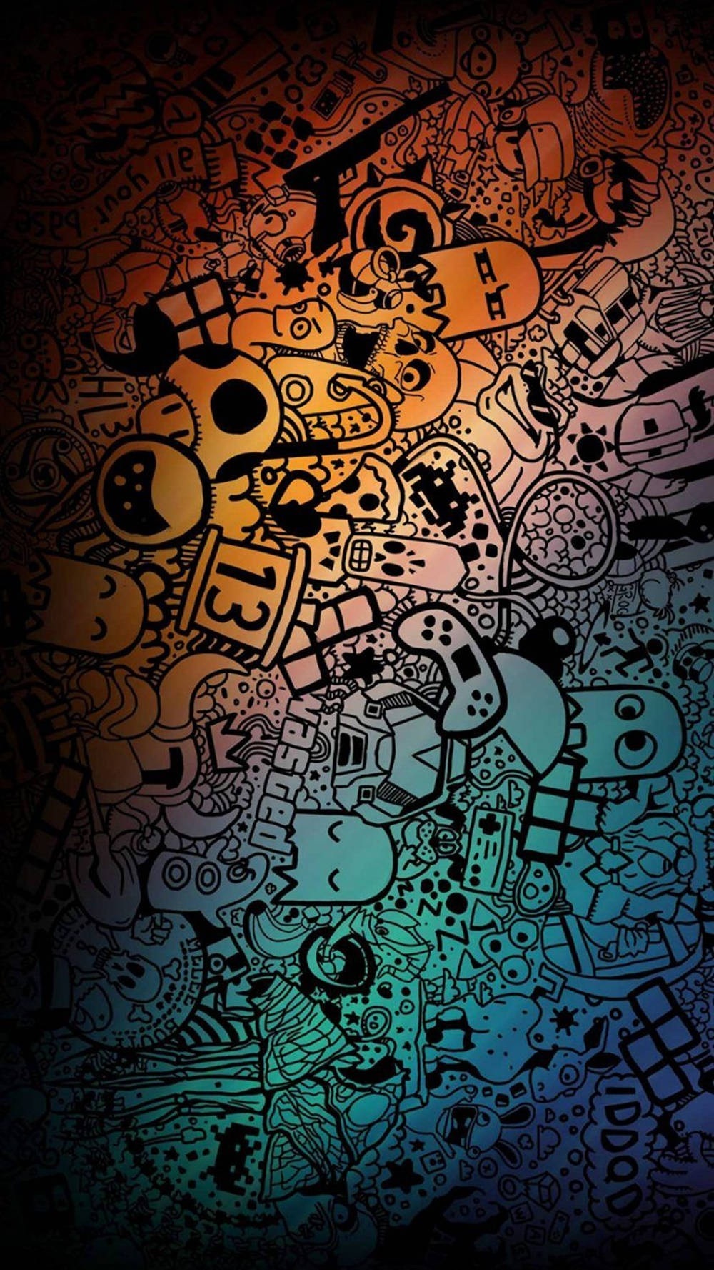 Oneplus 8 Pro, gaming icons, retro consoles, HD Phone Wallpaper
