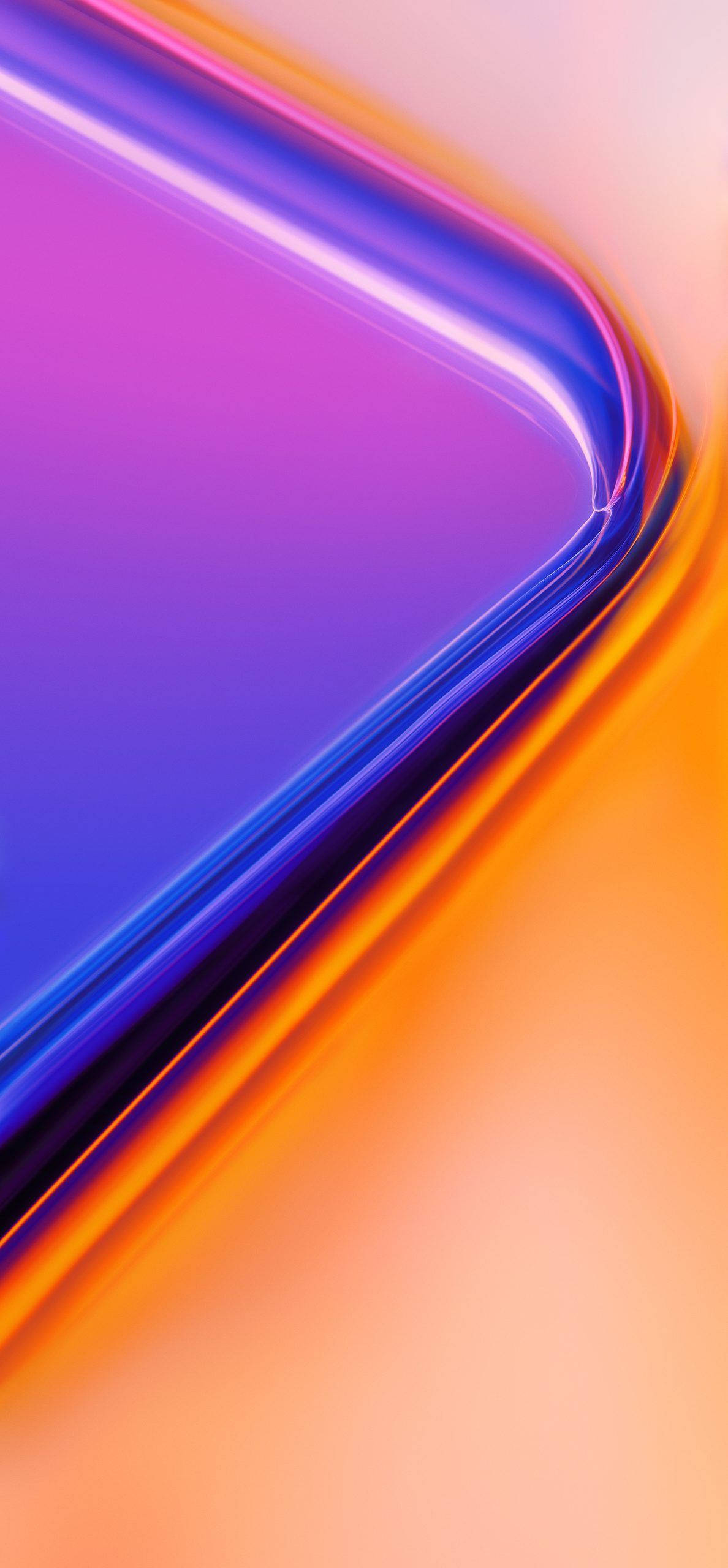 Oneplus 8 Pro, purple blue, orange, 2K Phone Wallpaper