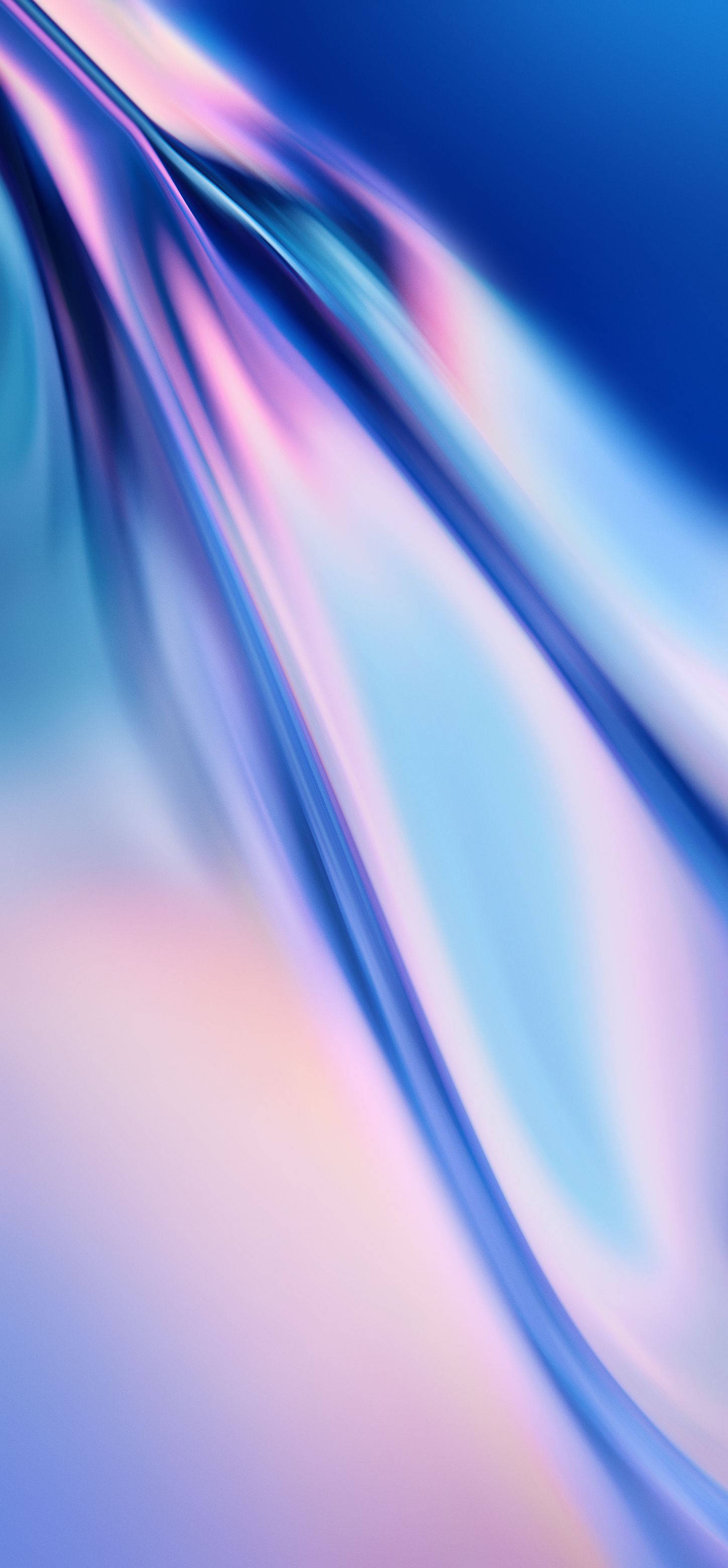 Oneplus 8 Pro, iridescent blue, pink, 2K Phone Wallpaper