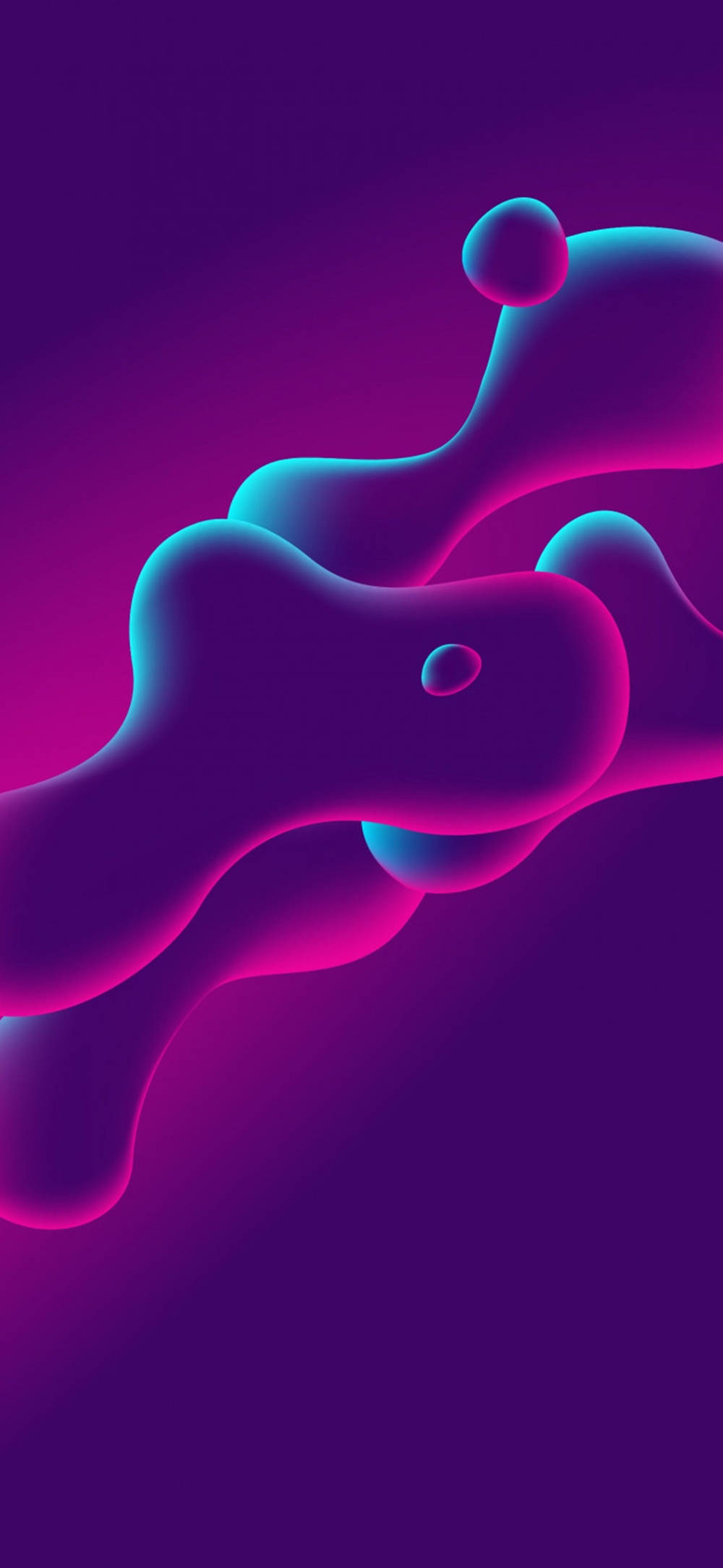 Oneplus 9 Pro, neon purple, cyan, Full HD Phone Wallpaper