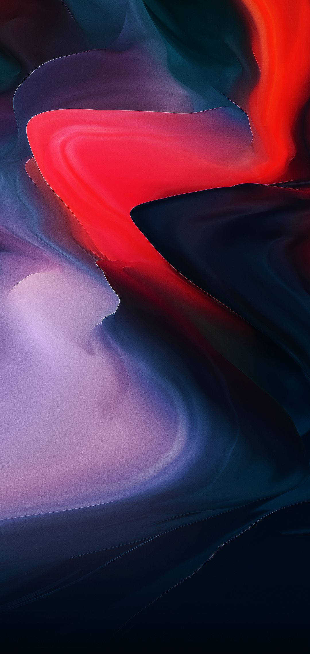 OnePlus 9R, dark abstract design, red purple, Full HD Phone Wallpaper
