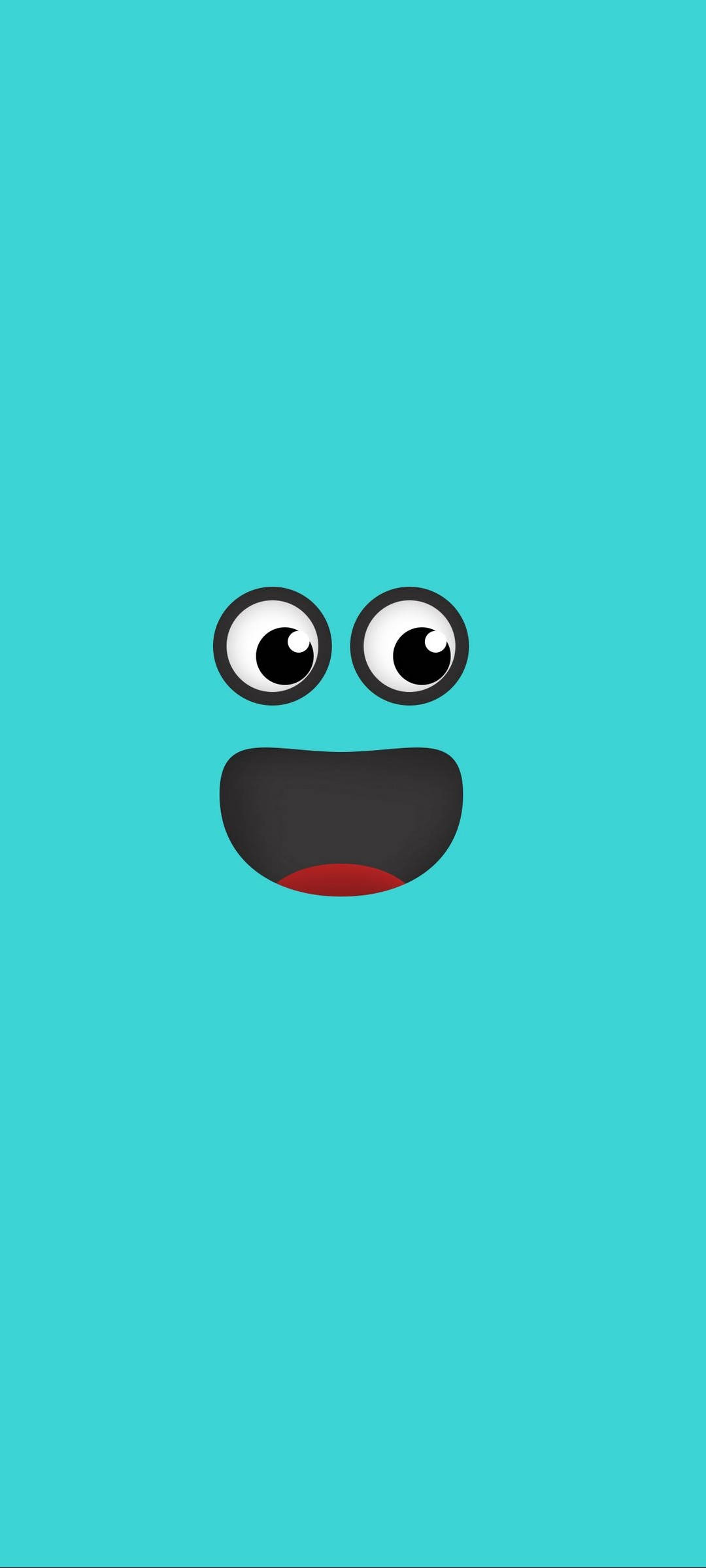 OnePlus 9r, blue, happy face, Full HD Phone Wallpaper