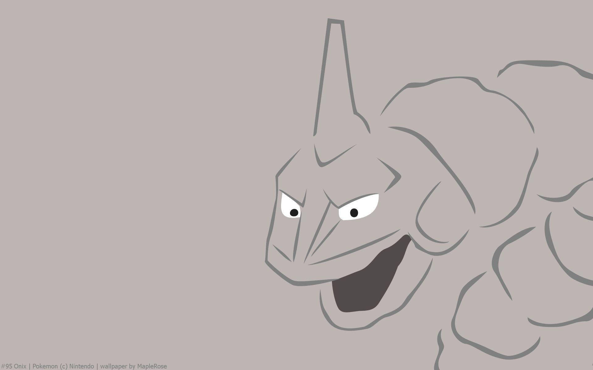 Onix, gray background, minimalist line-art illustration, Full HD Desktop Wallpaper
