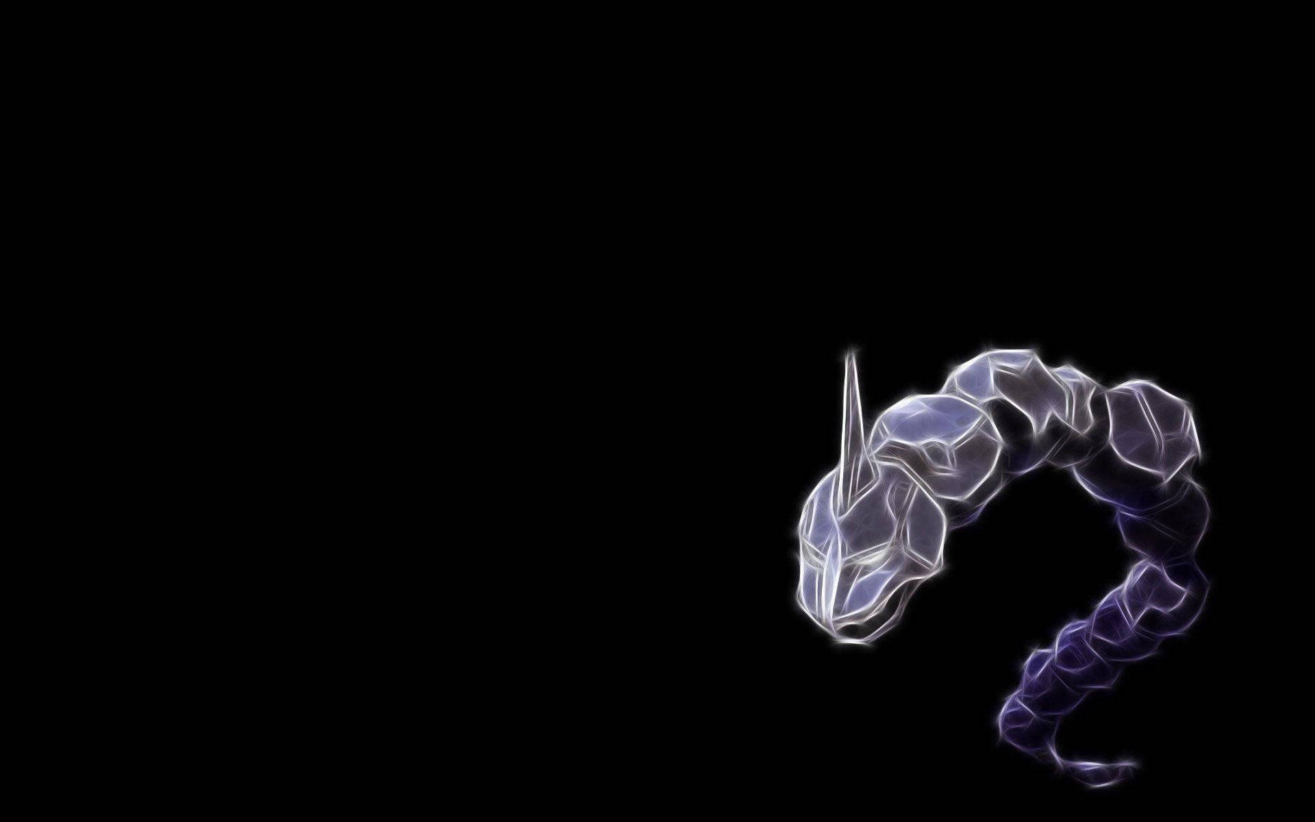Onix, crystalline segments, glowing geometric snake, Full HD Desktop Wallpaper