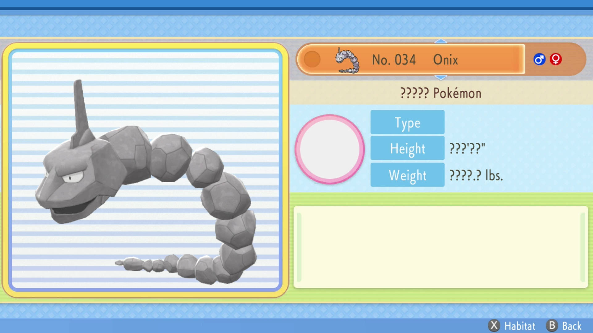 Onix, Pokédex interface, gray stone-like, Full HD Desktop Wallpaper