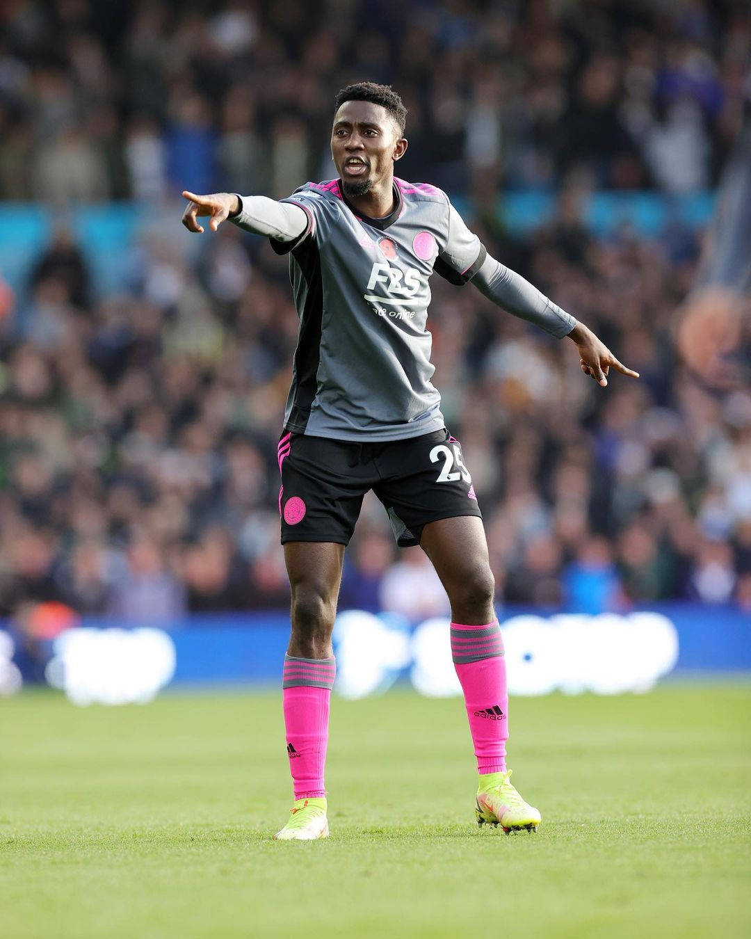 Onyinye Ndidi, gray and pink kit, vibrant green pitch, HD Phone Wallpaper