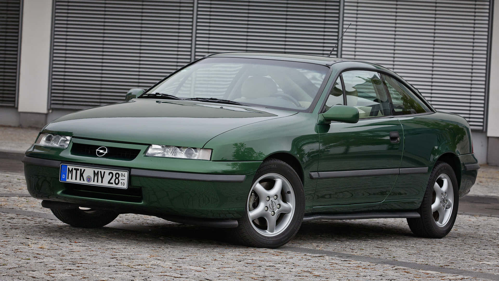 Opel Calibra, green, coupe, Full HD Desktop Wallpaper