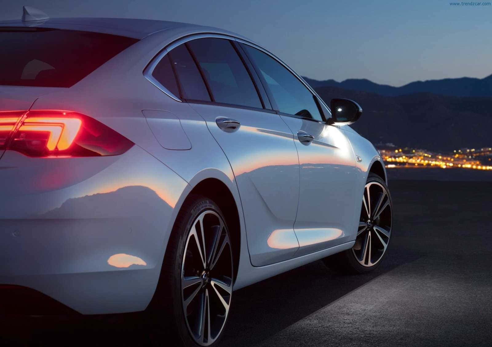 Opel Insignia, silver, sunset, HD Desktop Wallpaper