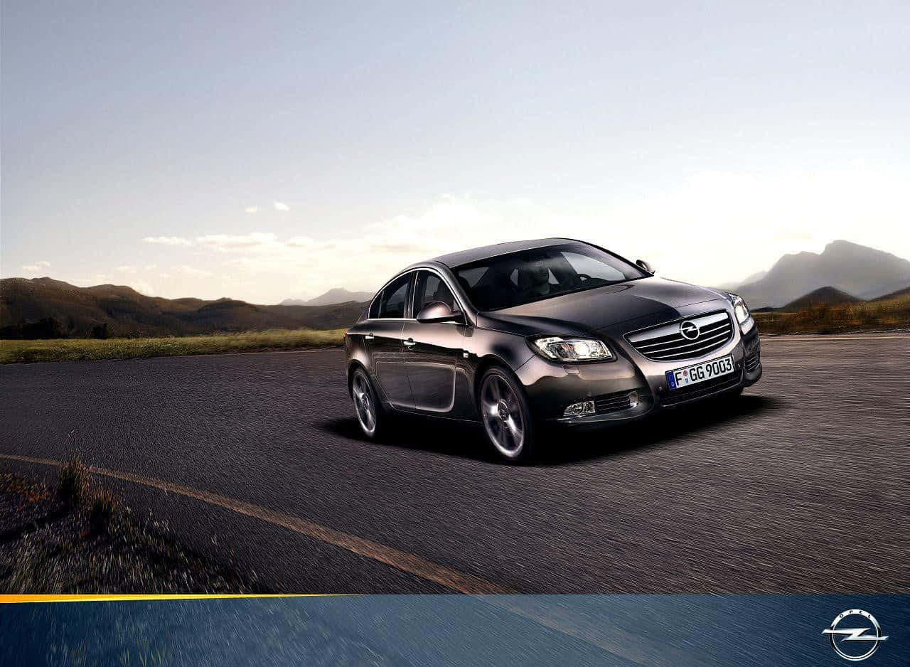 Opel Insignia, dark gray, sleek, HD Desktop Wallpaper