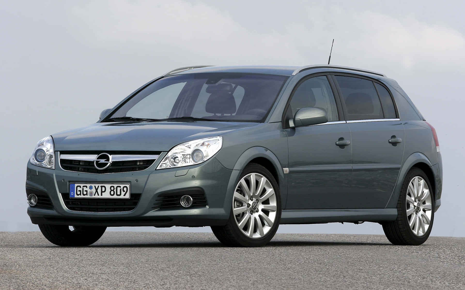 Opel Signum, gray, station wagon, Full HD Desktop Wallpaper