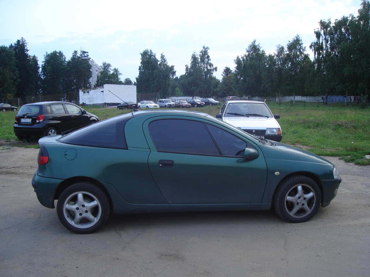 Opel Tigra, teal, two-door coupe, HD Desktop Wallpaper