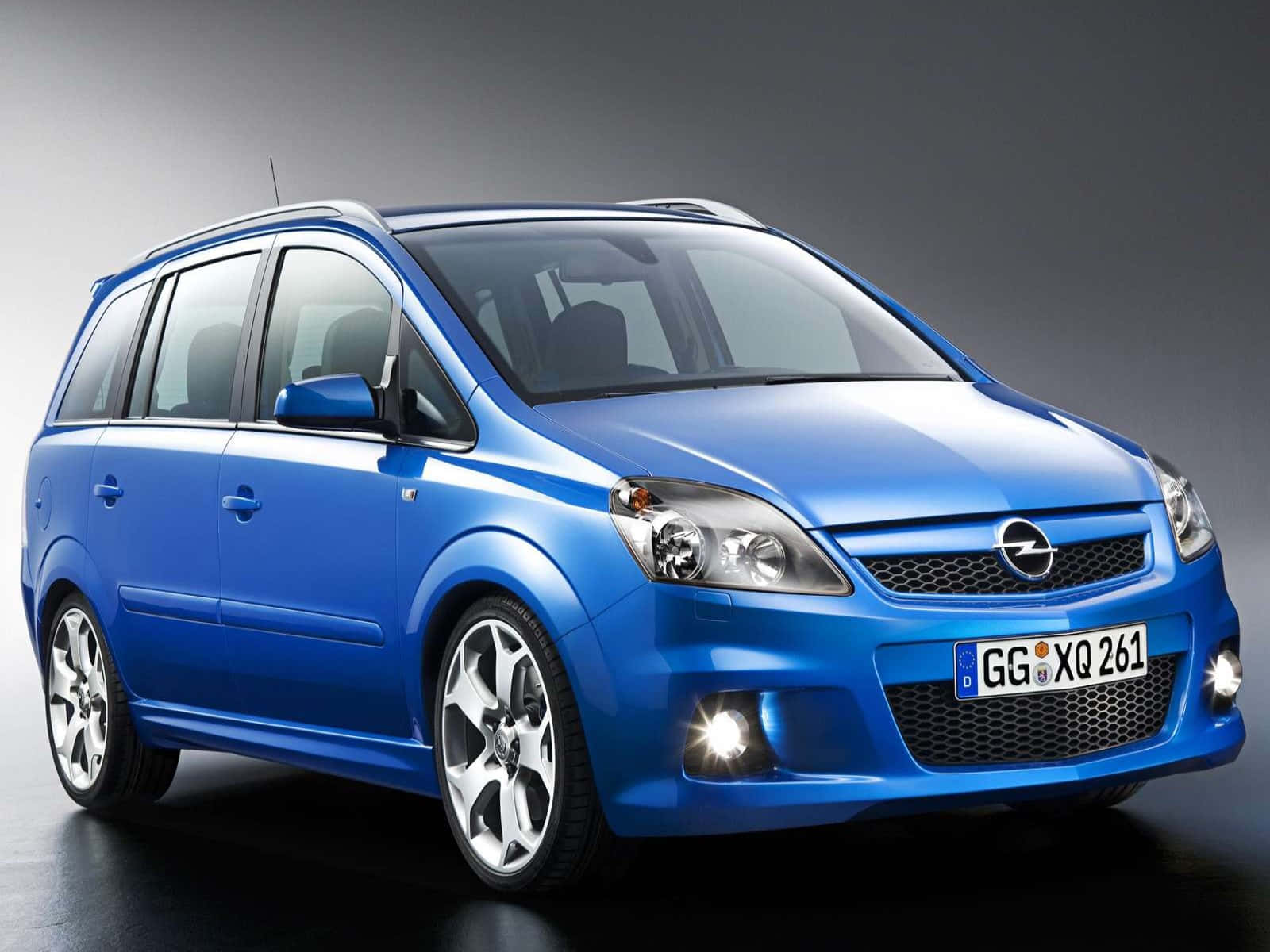 Opel Zafira, 1600 x 1200, vibrant blue, HD Desktop Wallpaper