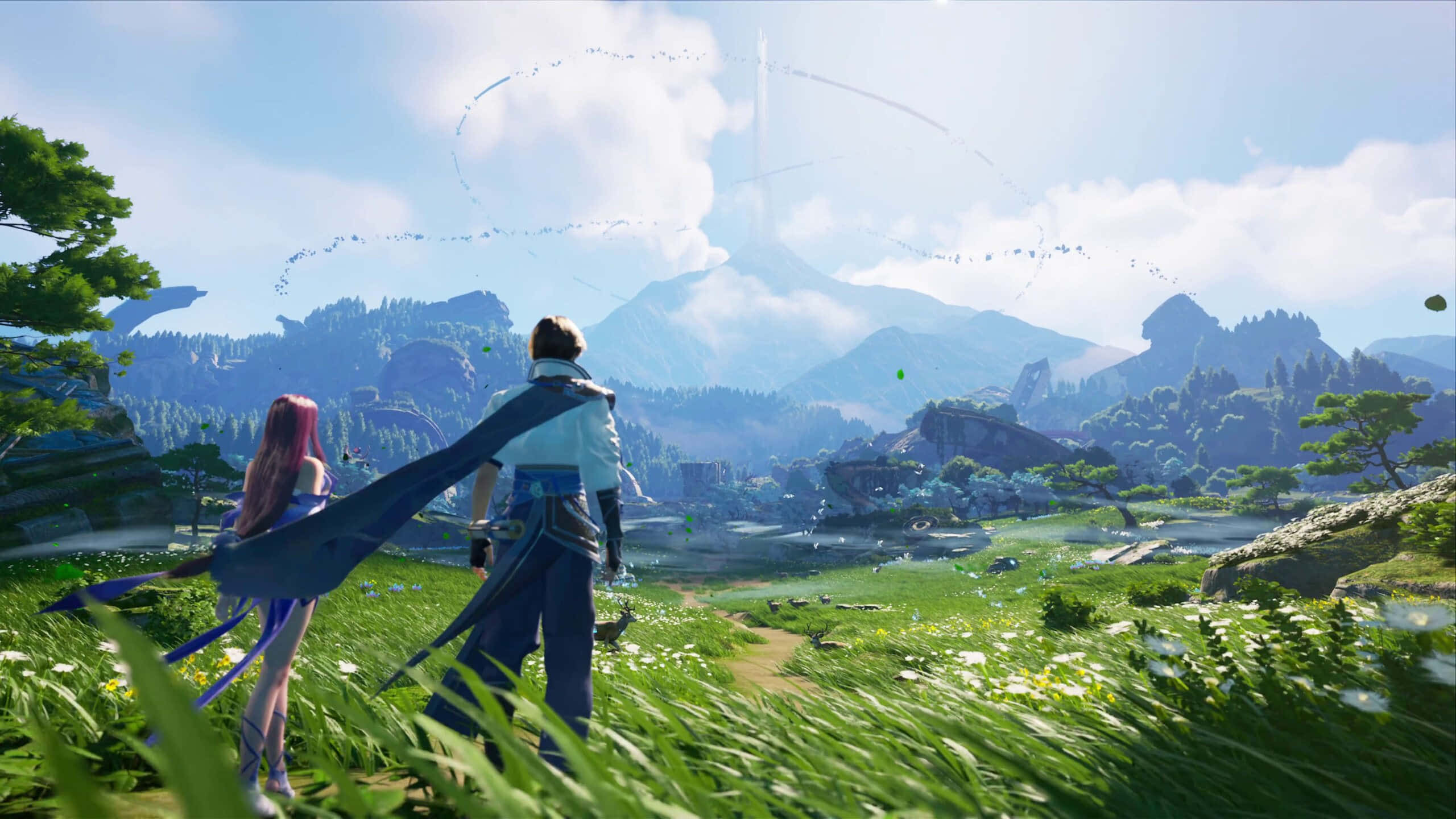 4K, Open-World Game, anime characters, 2K Desktop Wallpaper