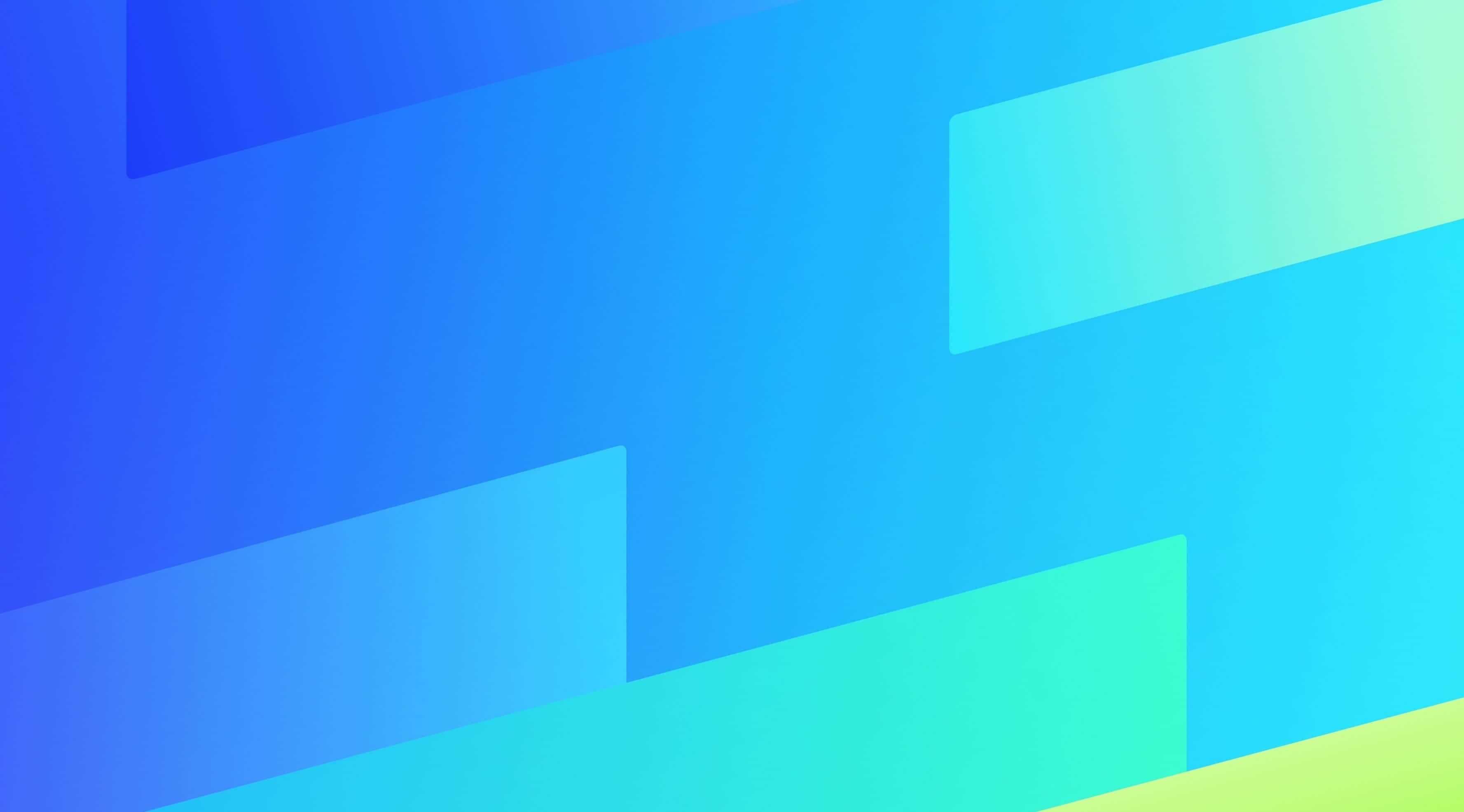 Opera Gx, blue, yellow, 2K Desktop Wallpaper