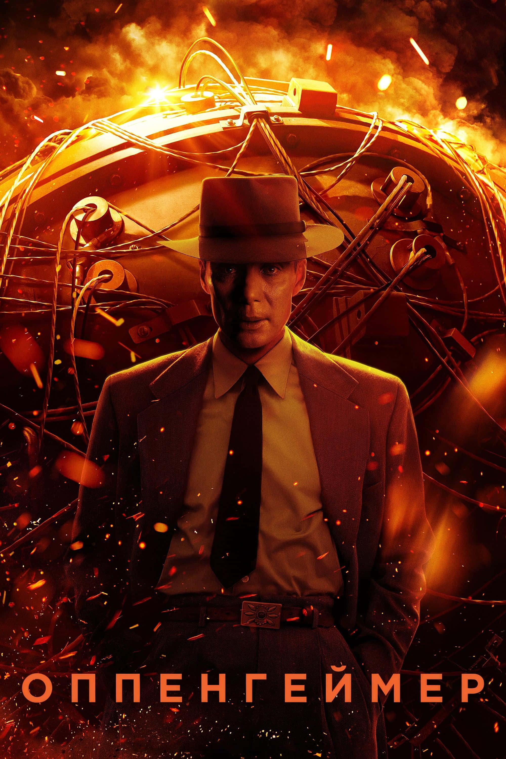 Oppenheimer, movie poster, atomic bomb, 2K Phone Wallpaper