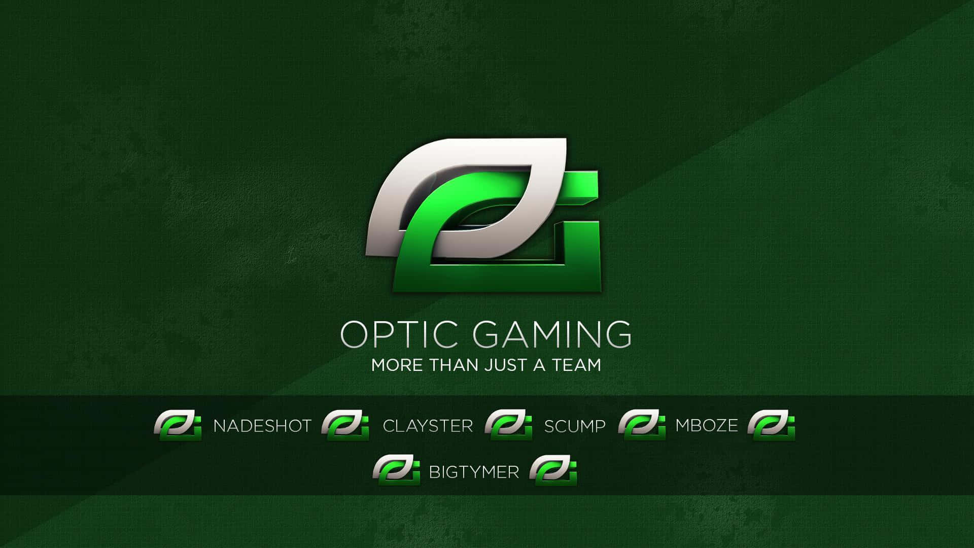 Optic Gaming, dark green, textured wallpaper, Full HD Desktop Wallpaper