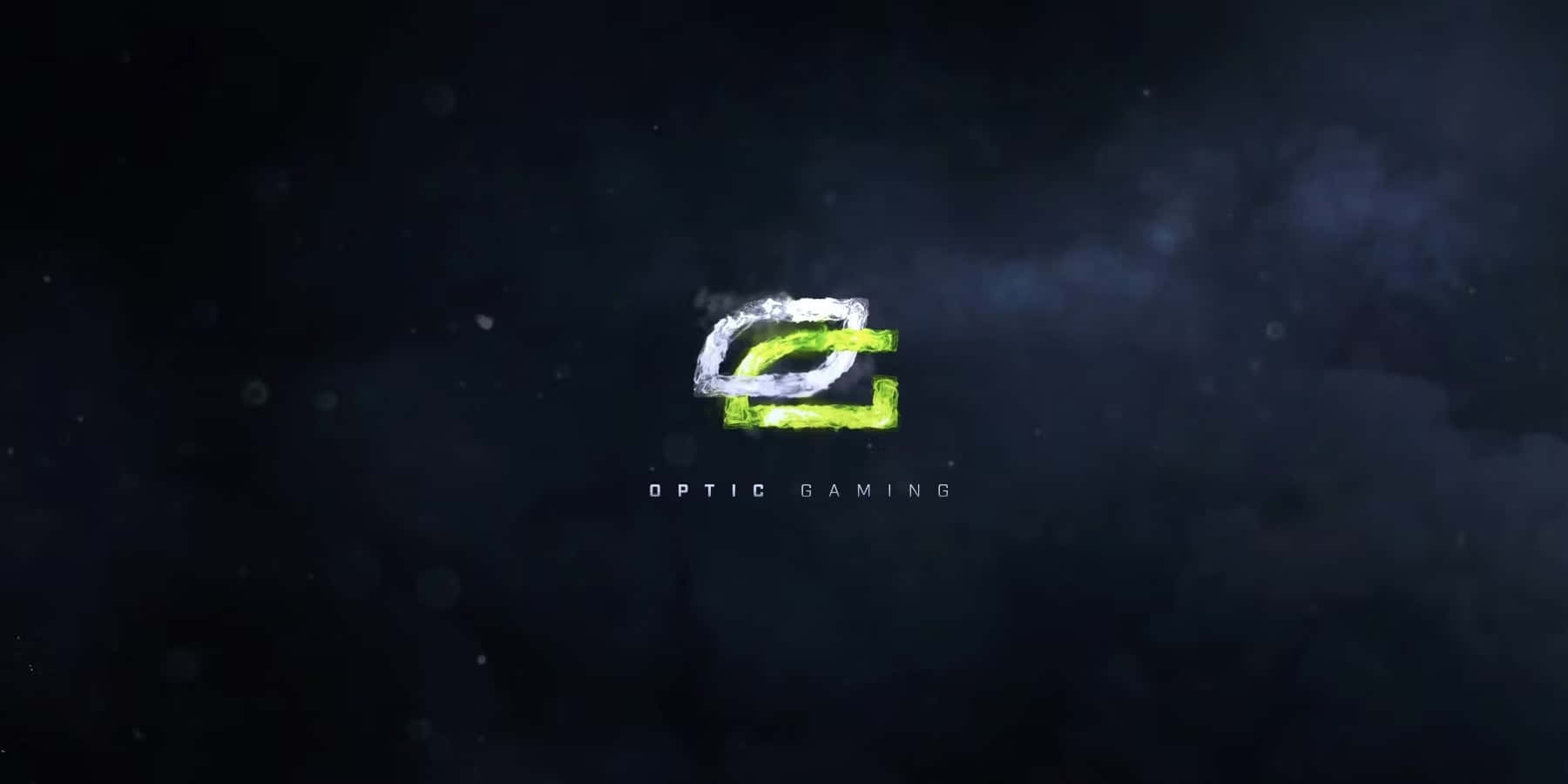 Optic Gaming, glowing green, white, HD Desktop Wallpaper