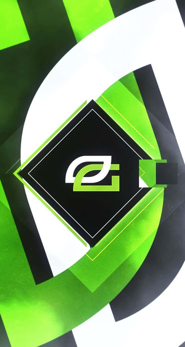 Optic Gaming, green, black diamond, HD Phone Wallpaper